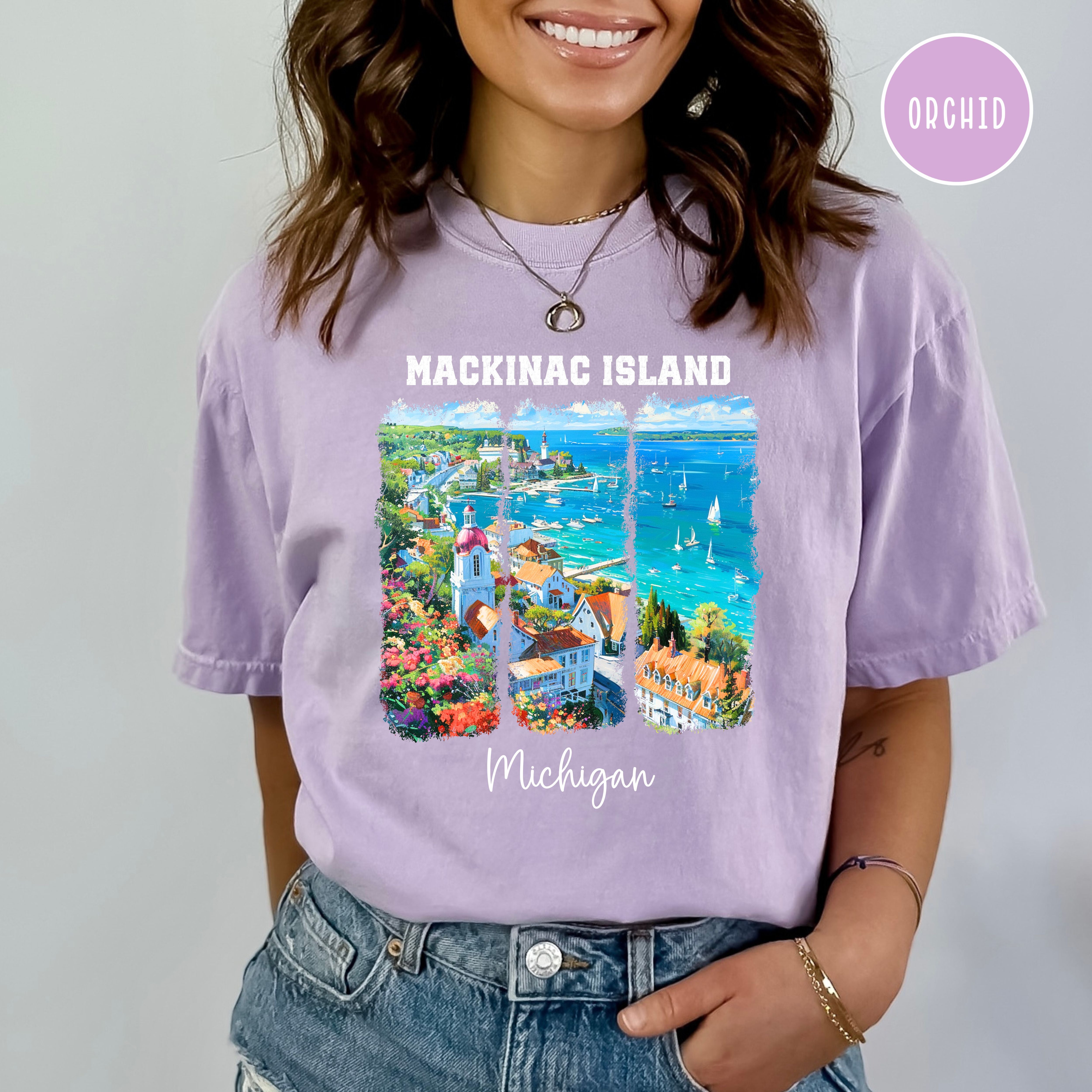Mackinac Island Michigan Comfort Colors® Tee