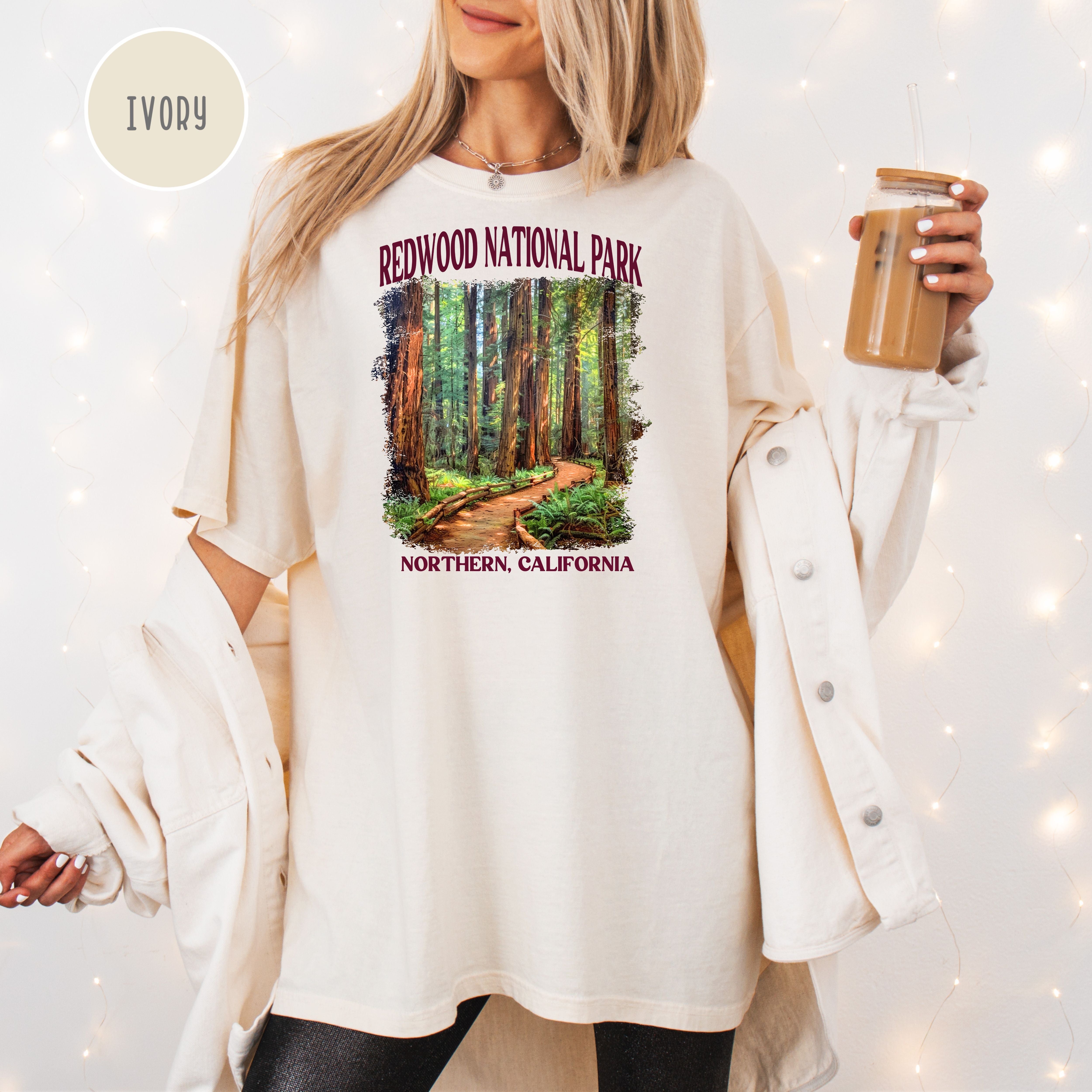 Redwood National Park Comfort Colors California Vacation Gift T-Shirt