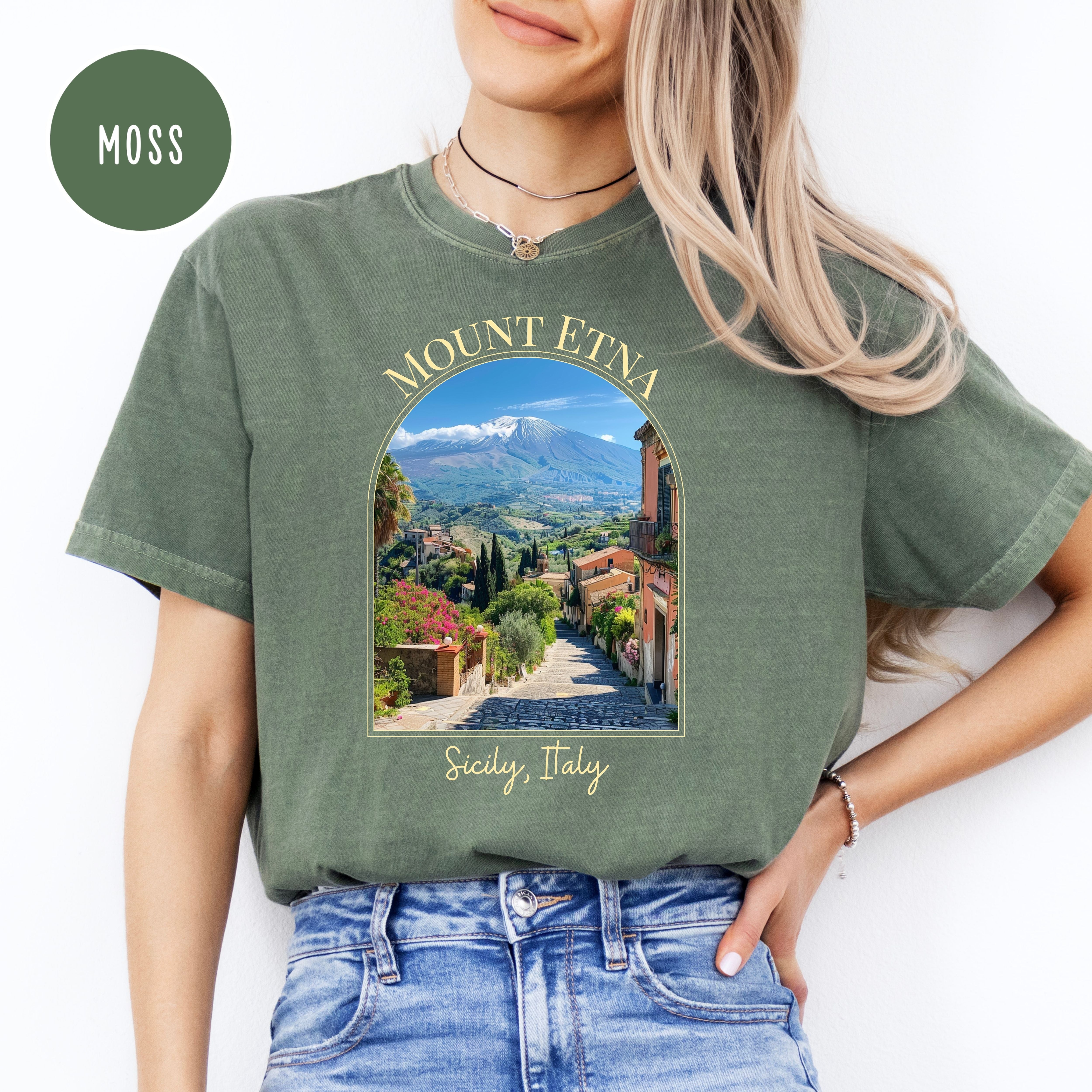 Mount Etna Sicily Italy Comfort Colors® Tee