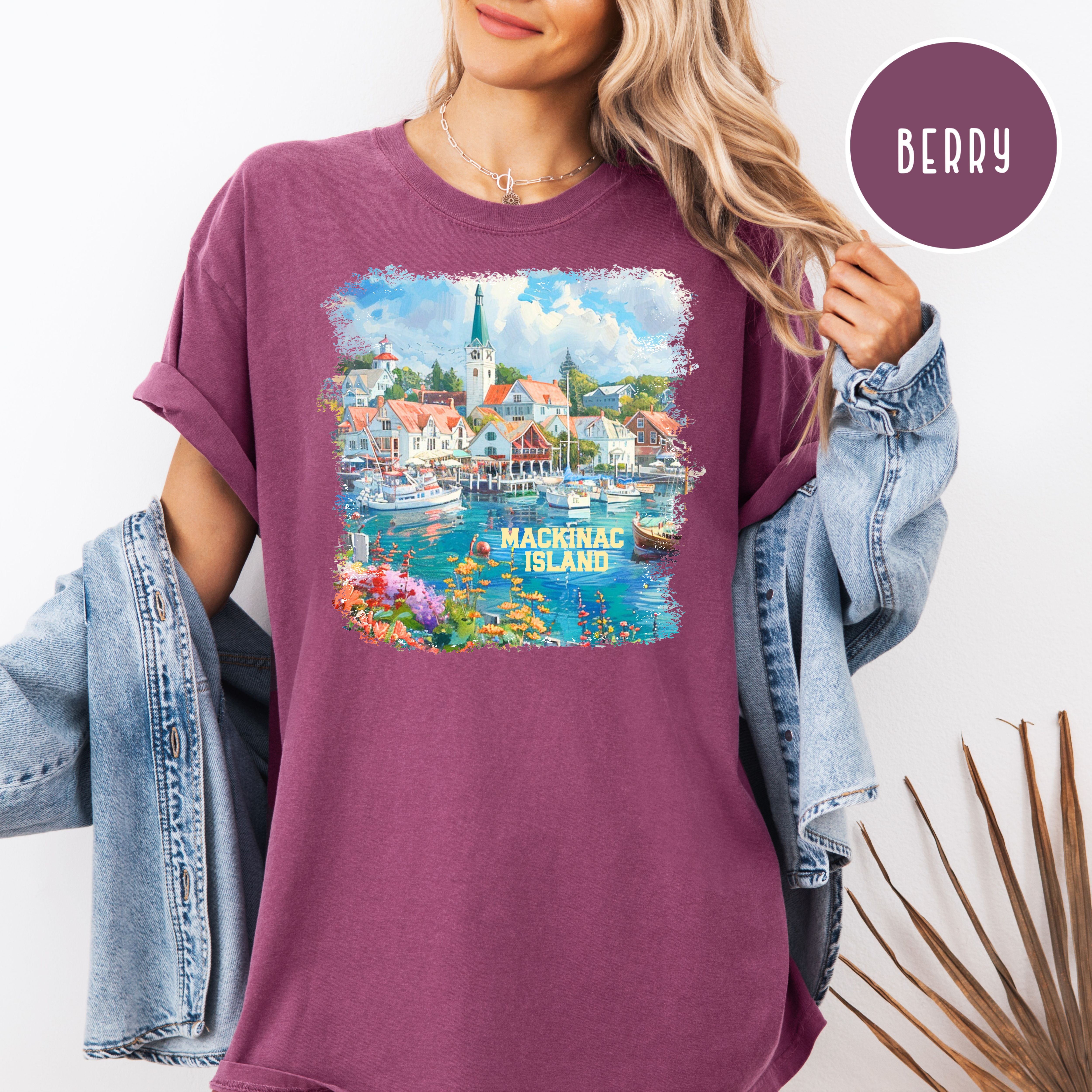 Mackinac Island Michigan Comfort Colors® Tee