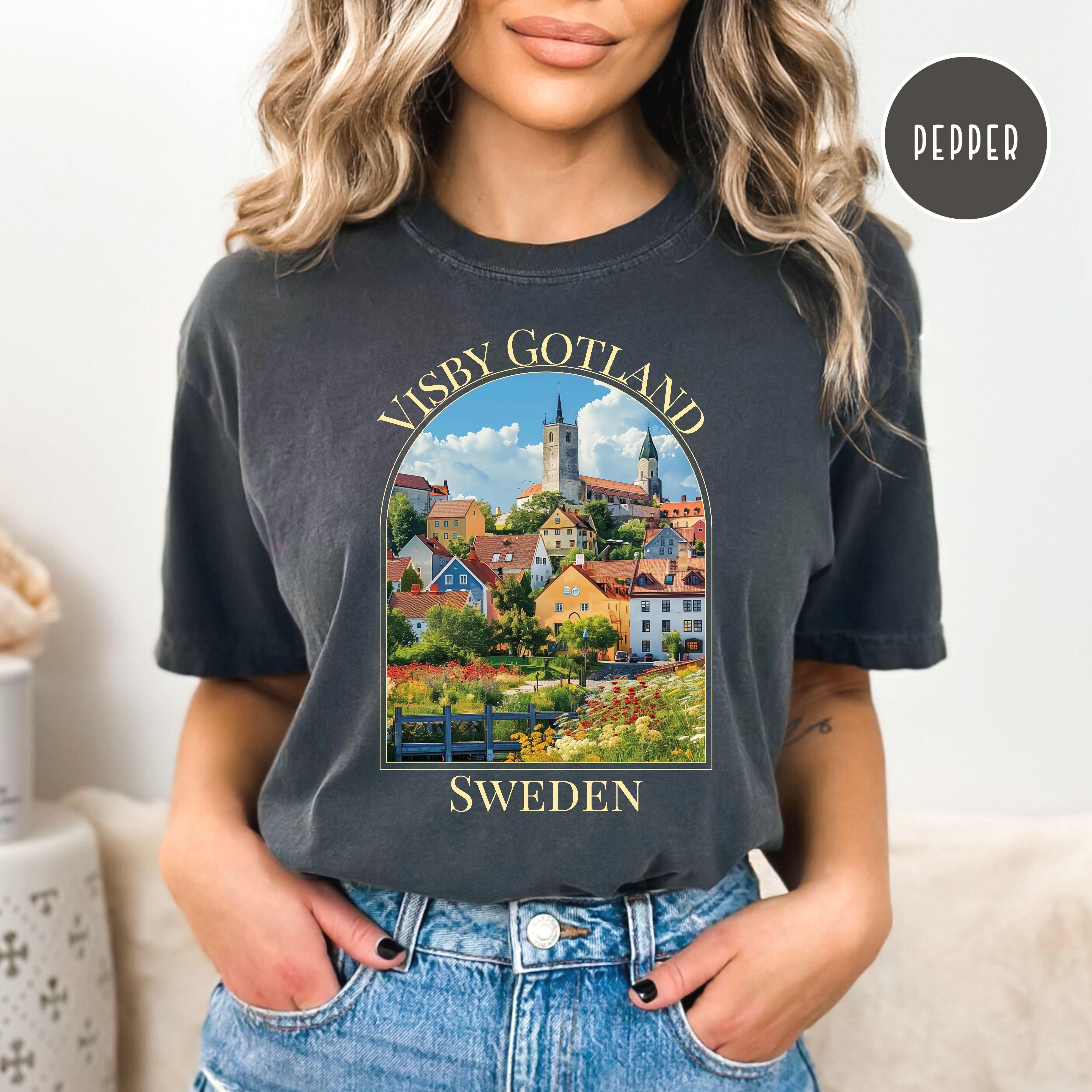 Visby Gotland Sweden Comfort Colors® Tee
