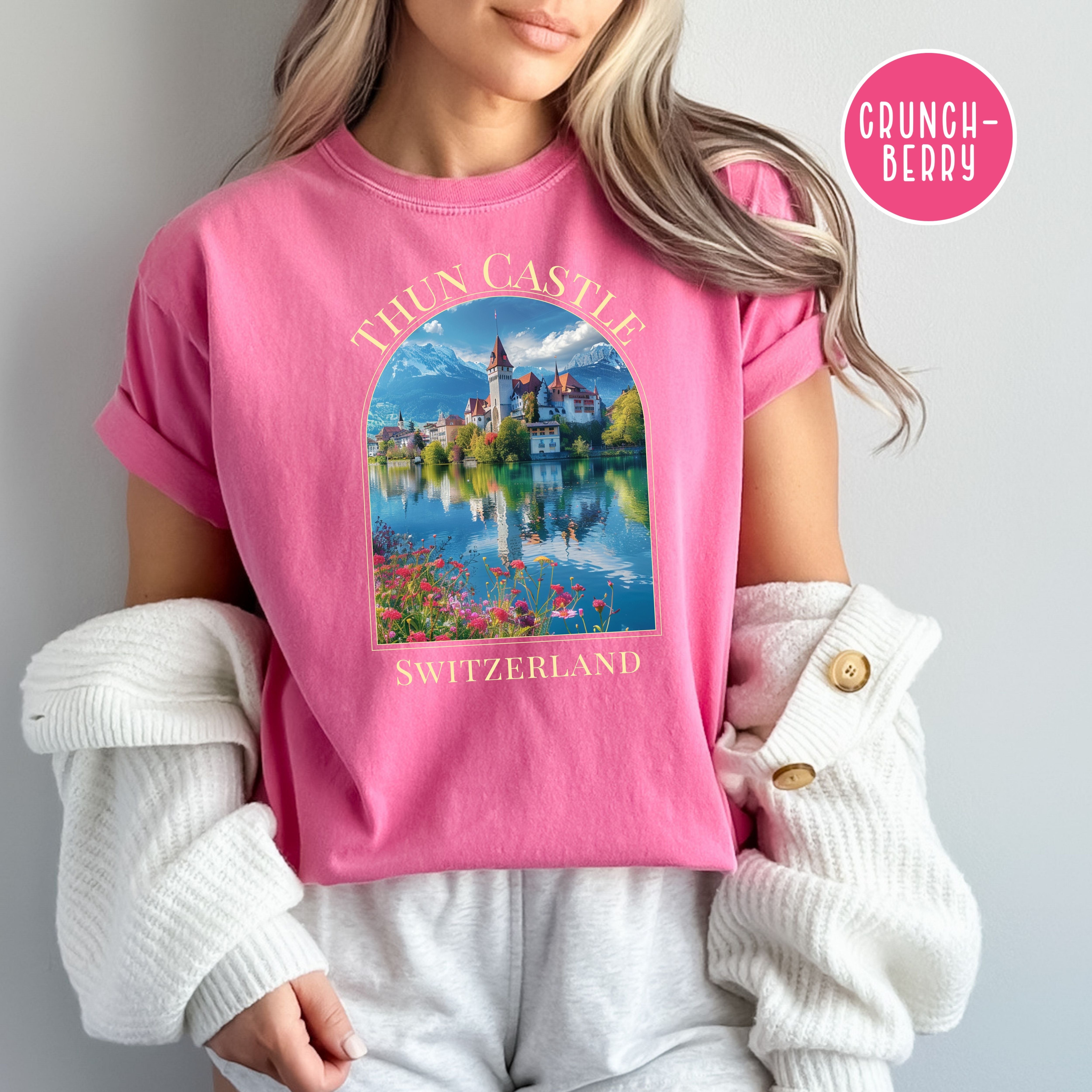 Thun Castle Switzerland Comfort Colors® Tee