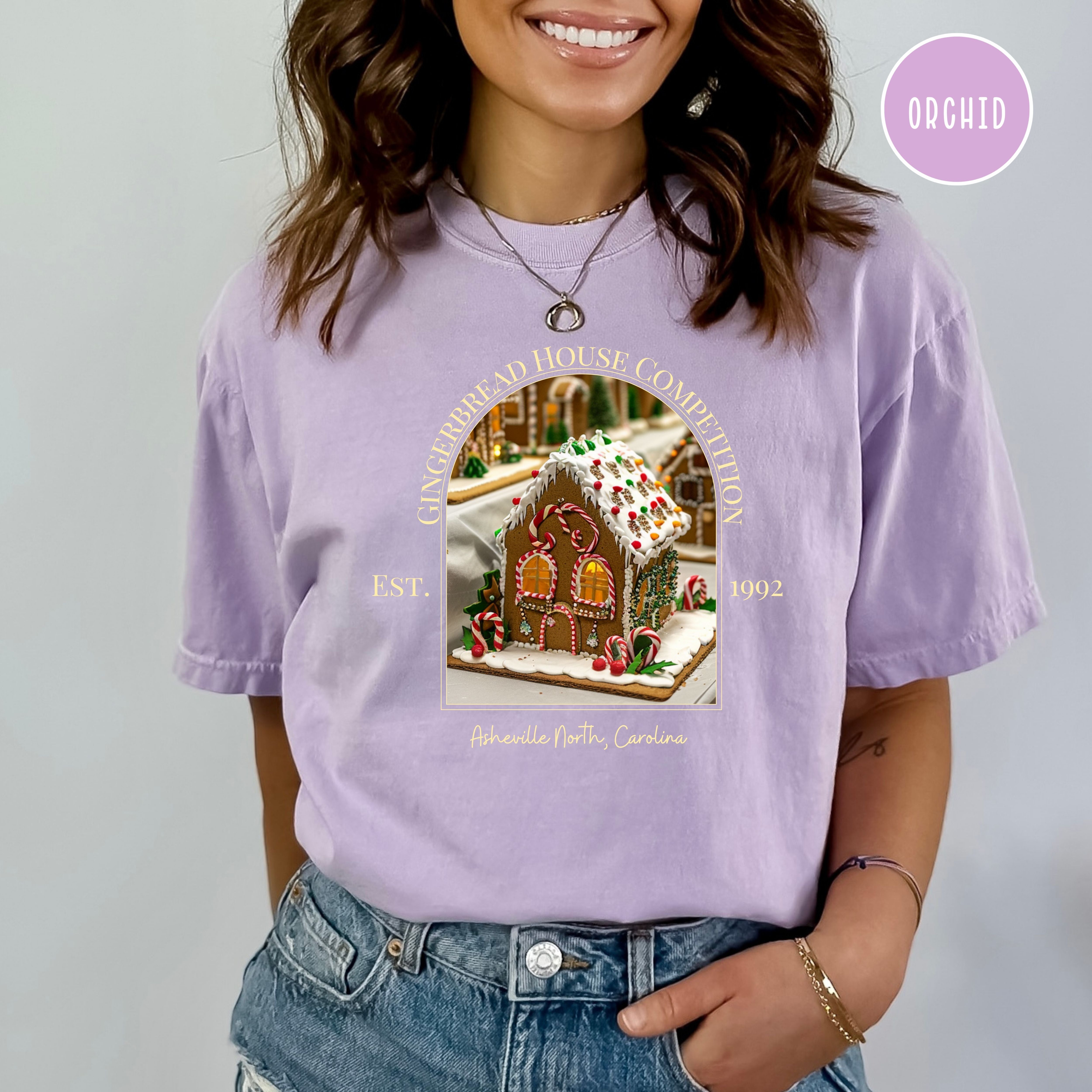 Asheville North Carolina Gingerbread House Competition Comfort Colors® Tee