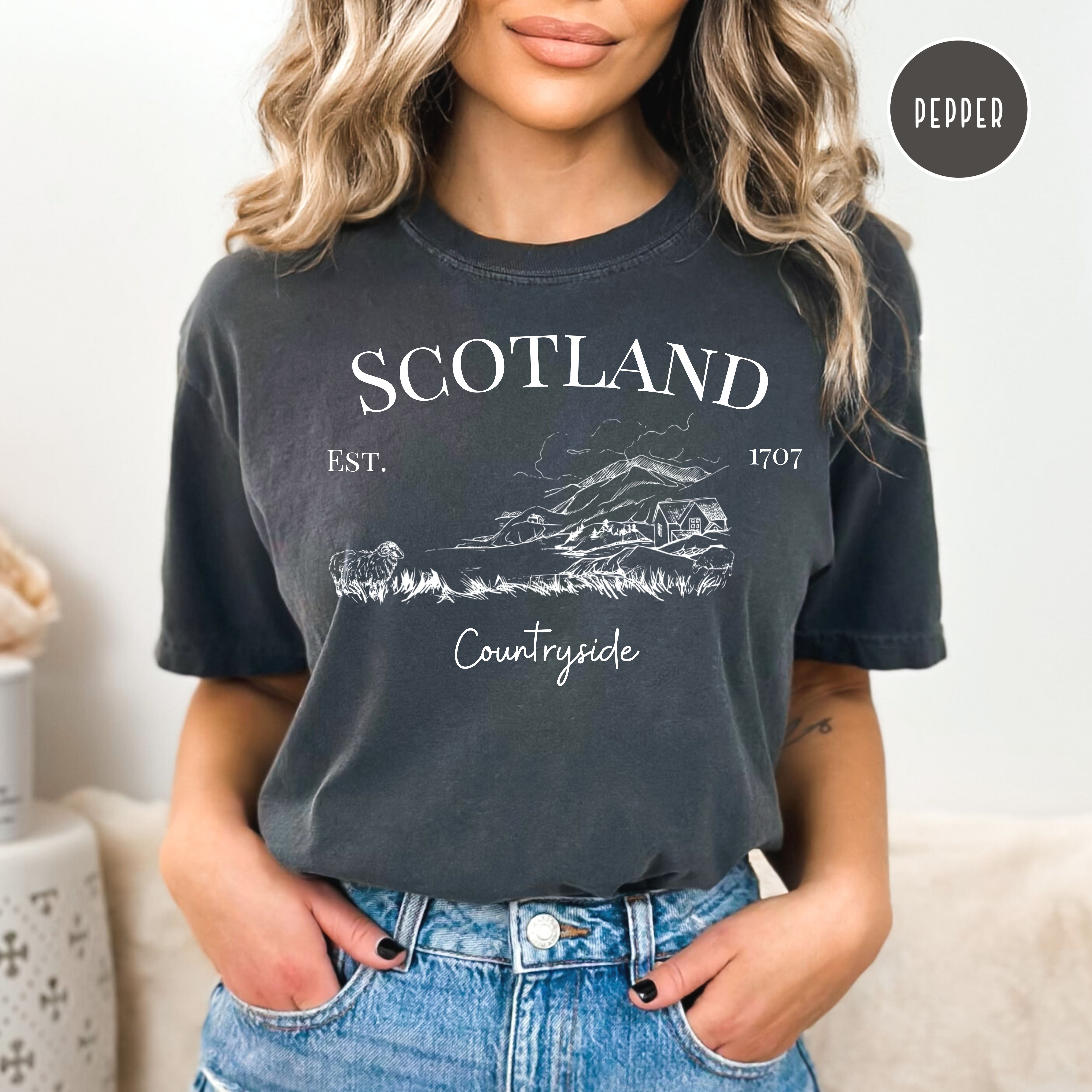 Scotland Countryside Comfort Colors® Tee