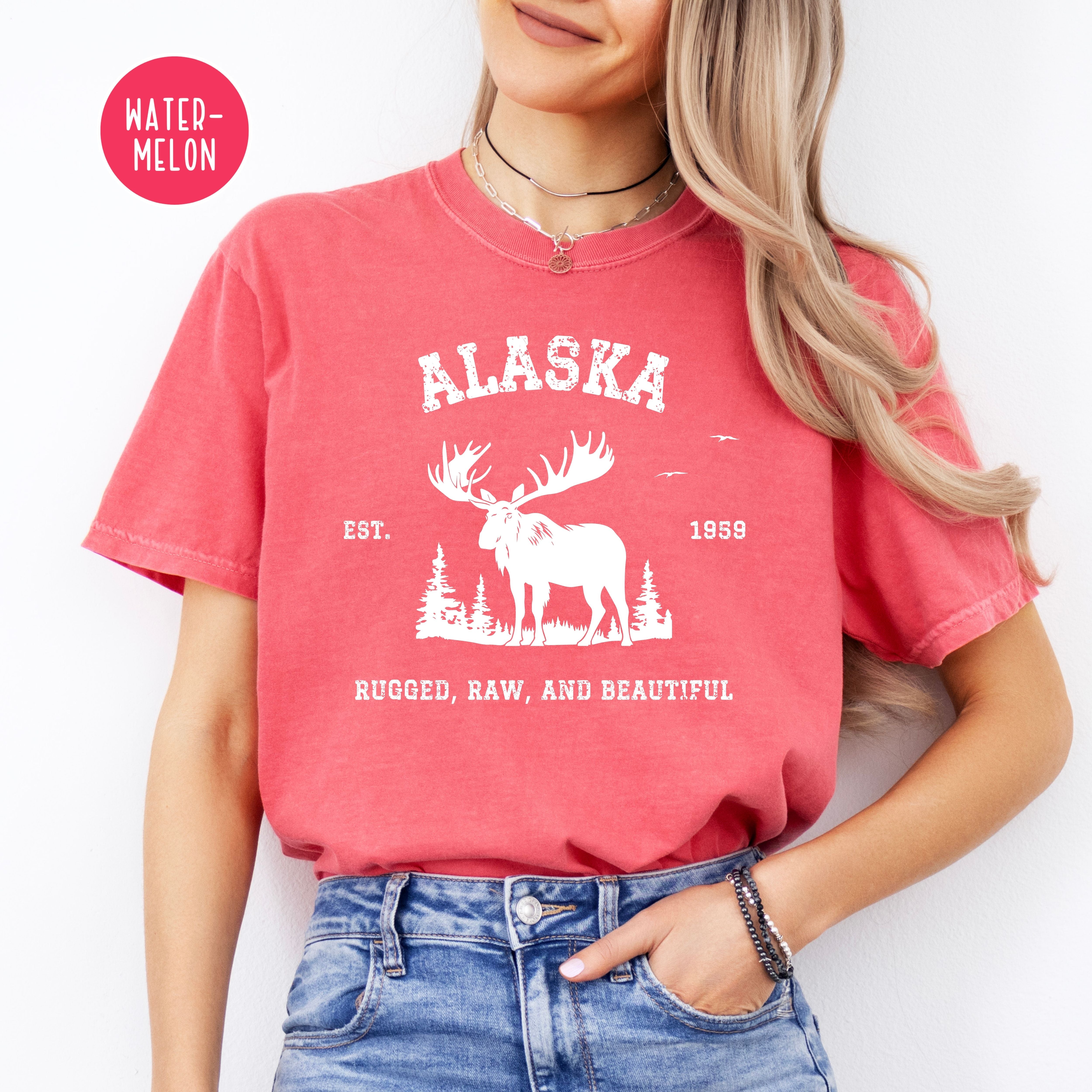 Alaska Rugged, Raw and Beautiful Comfort Colors® Alaska Tee Shirt