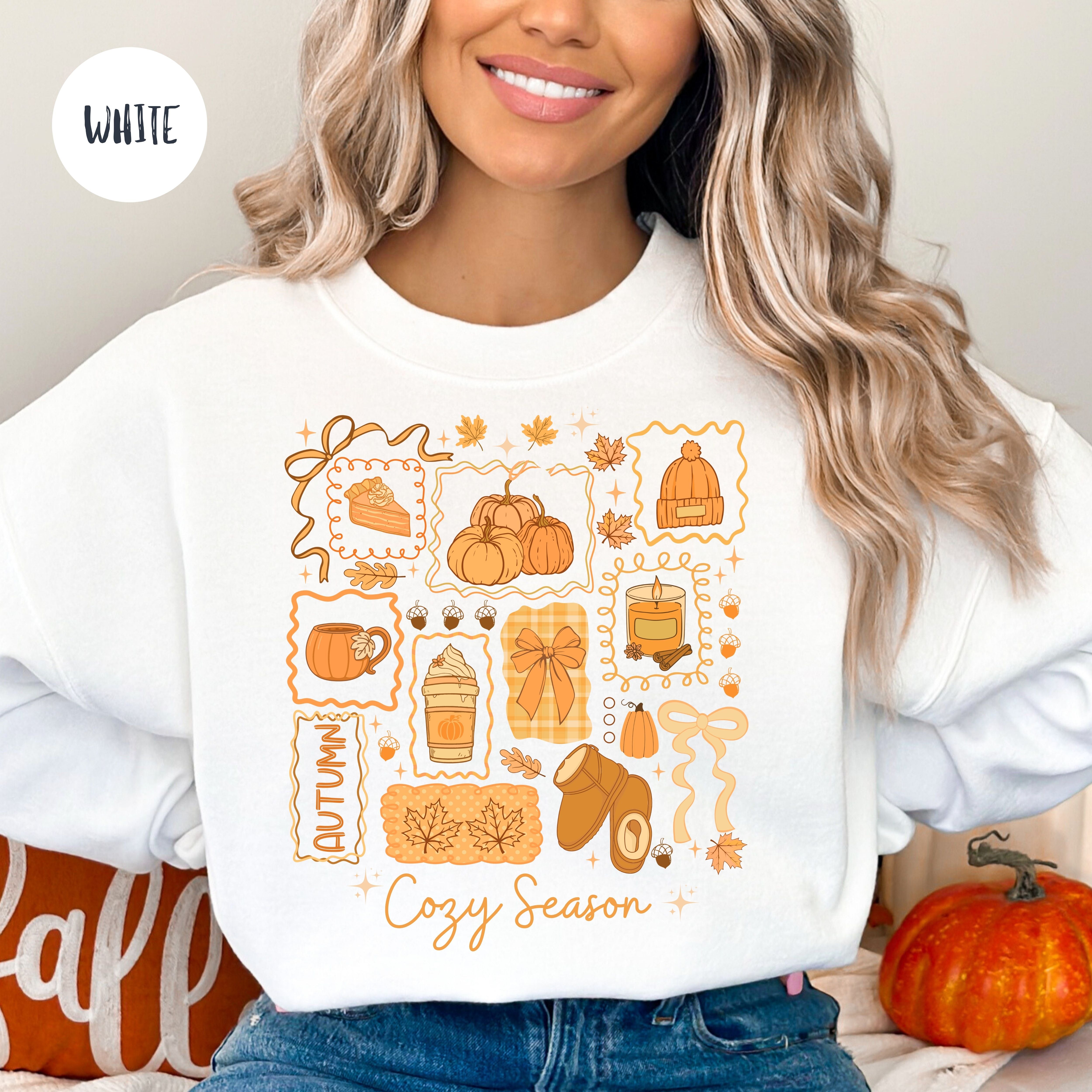 Cozy Season Autumn Long Sleeve Unisex Fall Sweatshirt