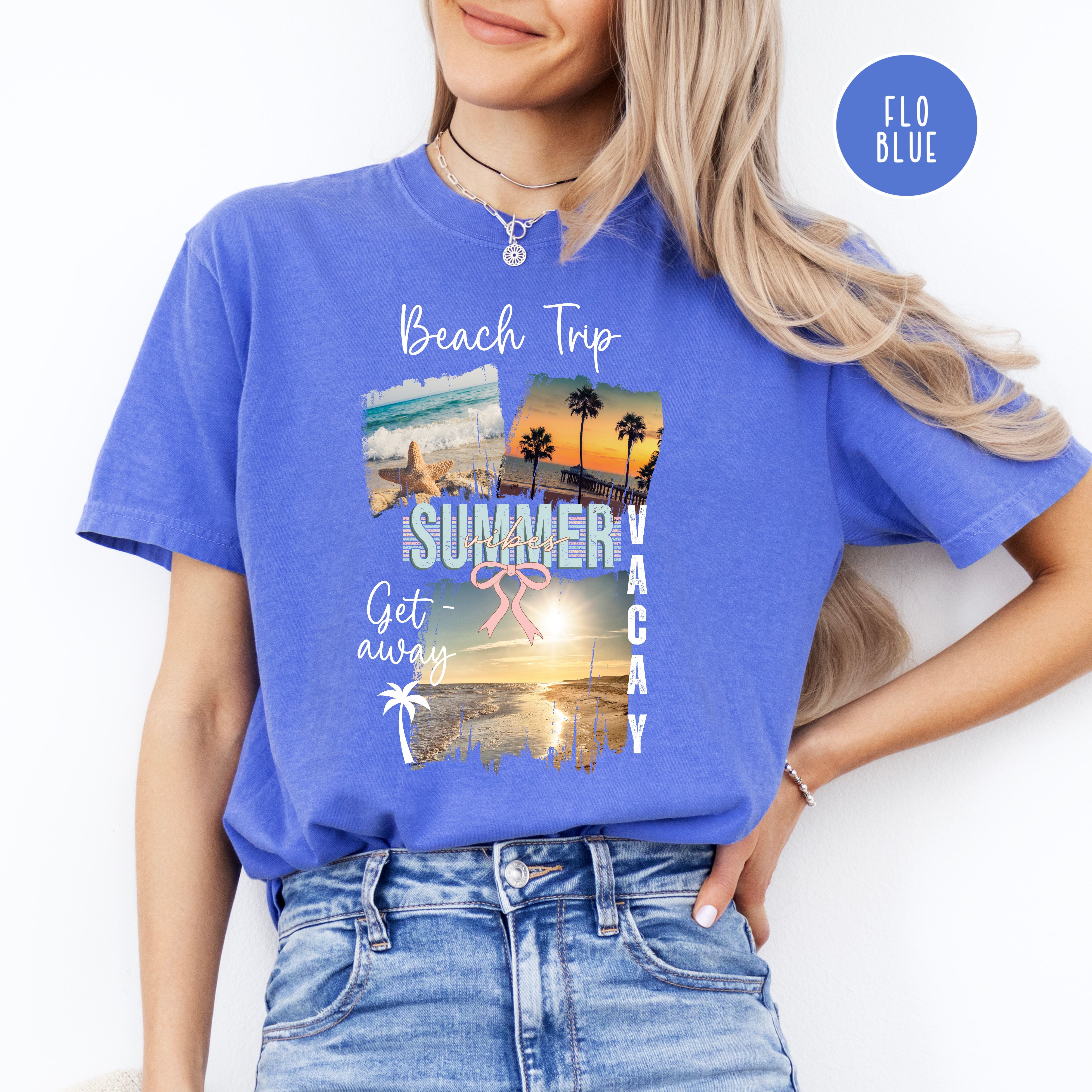 Beach Trip Scrapbook Shirt, Summer Vacay Comfort Colors® Tee