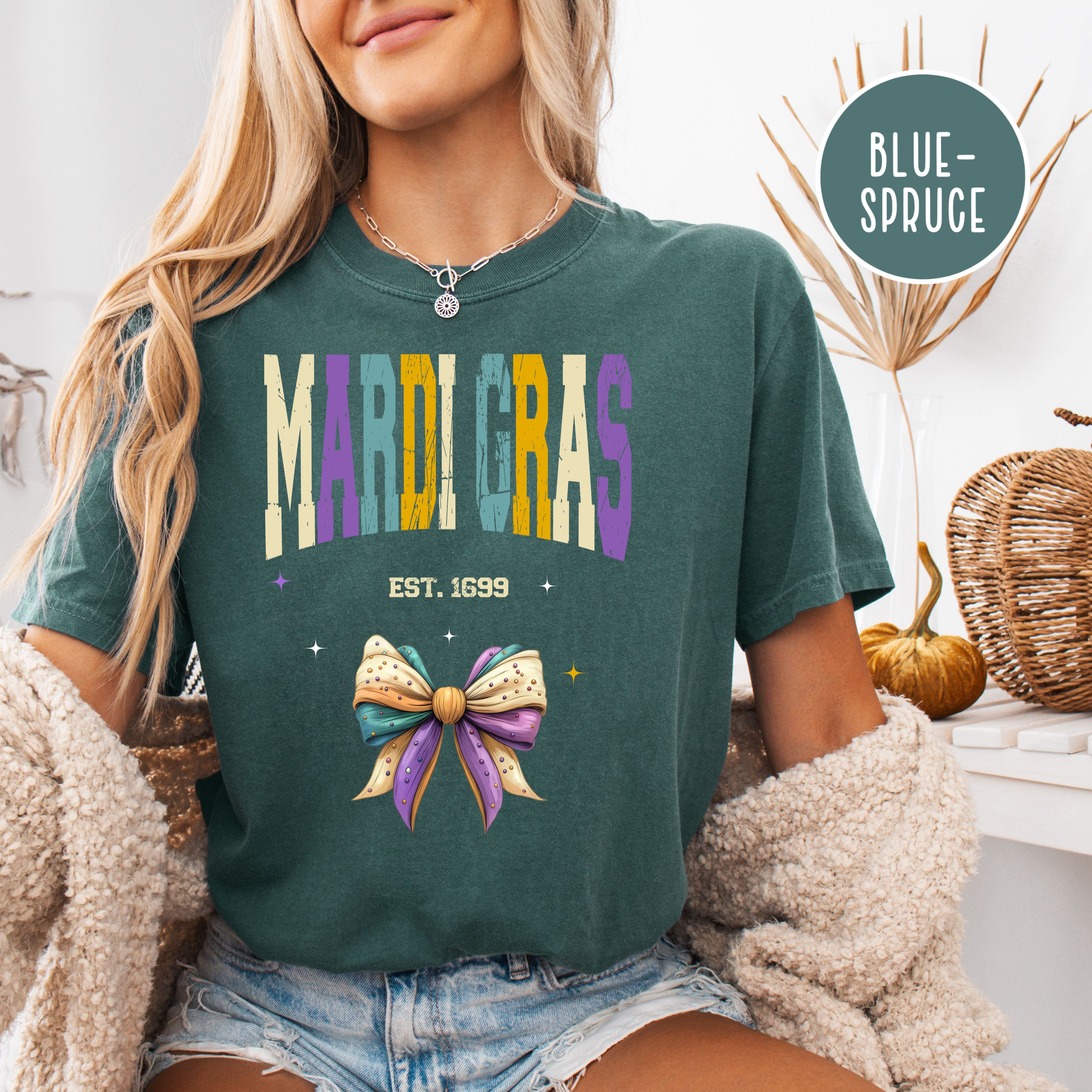 Mardi Gras Grunge Comfort Colors® Tee