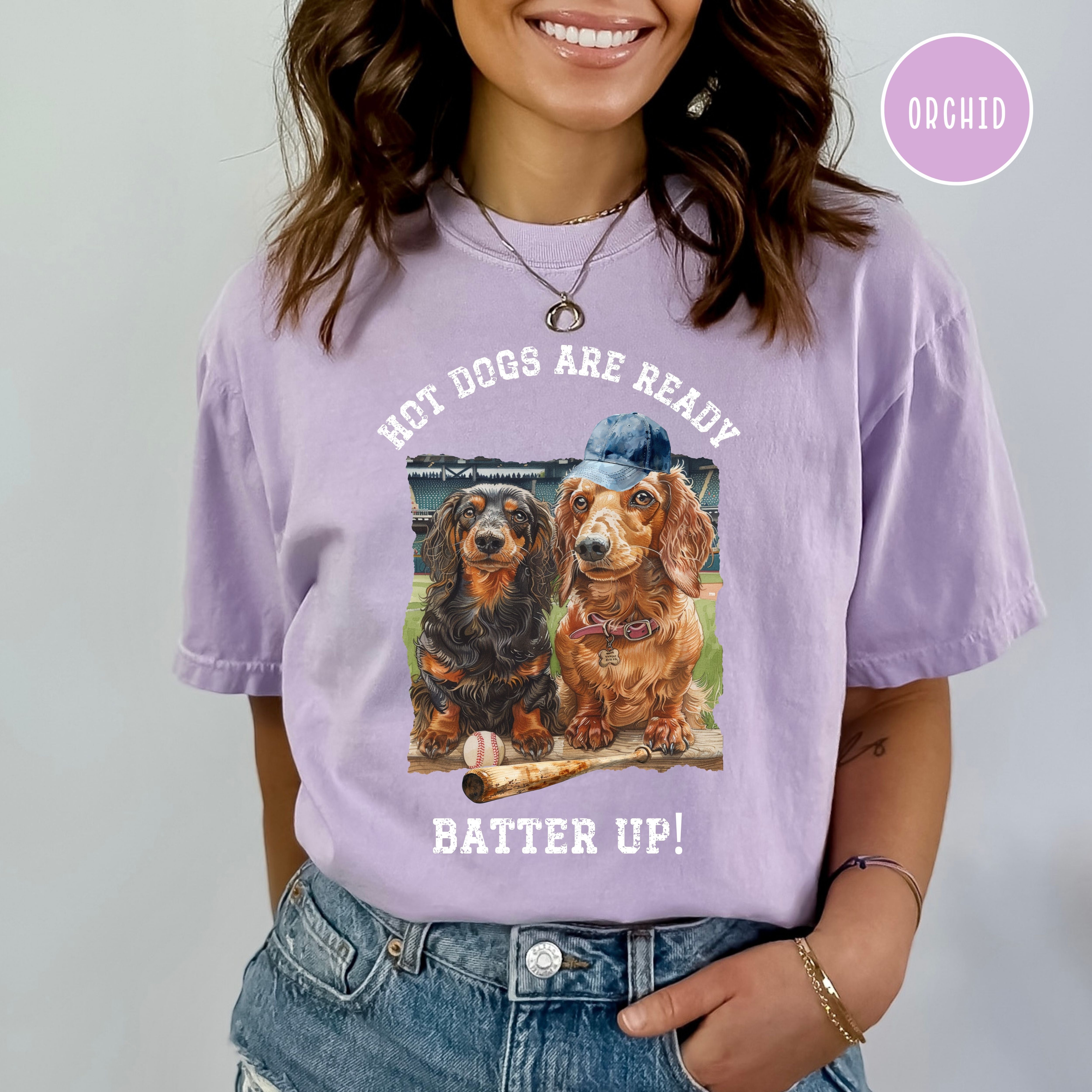 Funny Wiener Dogs Baseball Comfort Colors® Tee