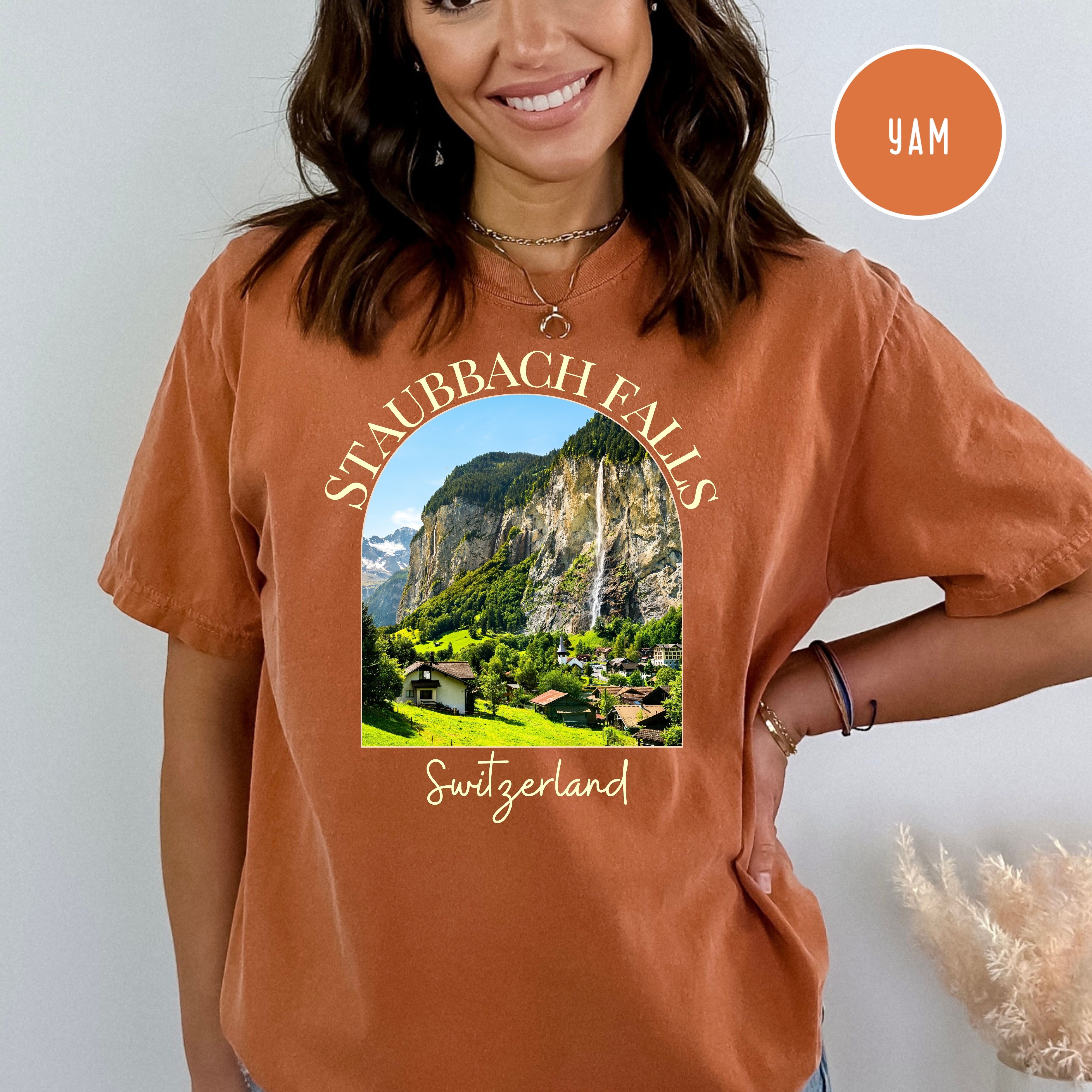 Switzerland Staubbach Falls Comfort Colors® Tee