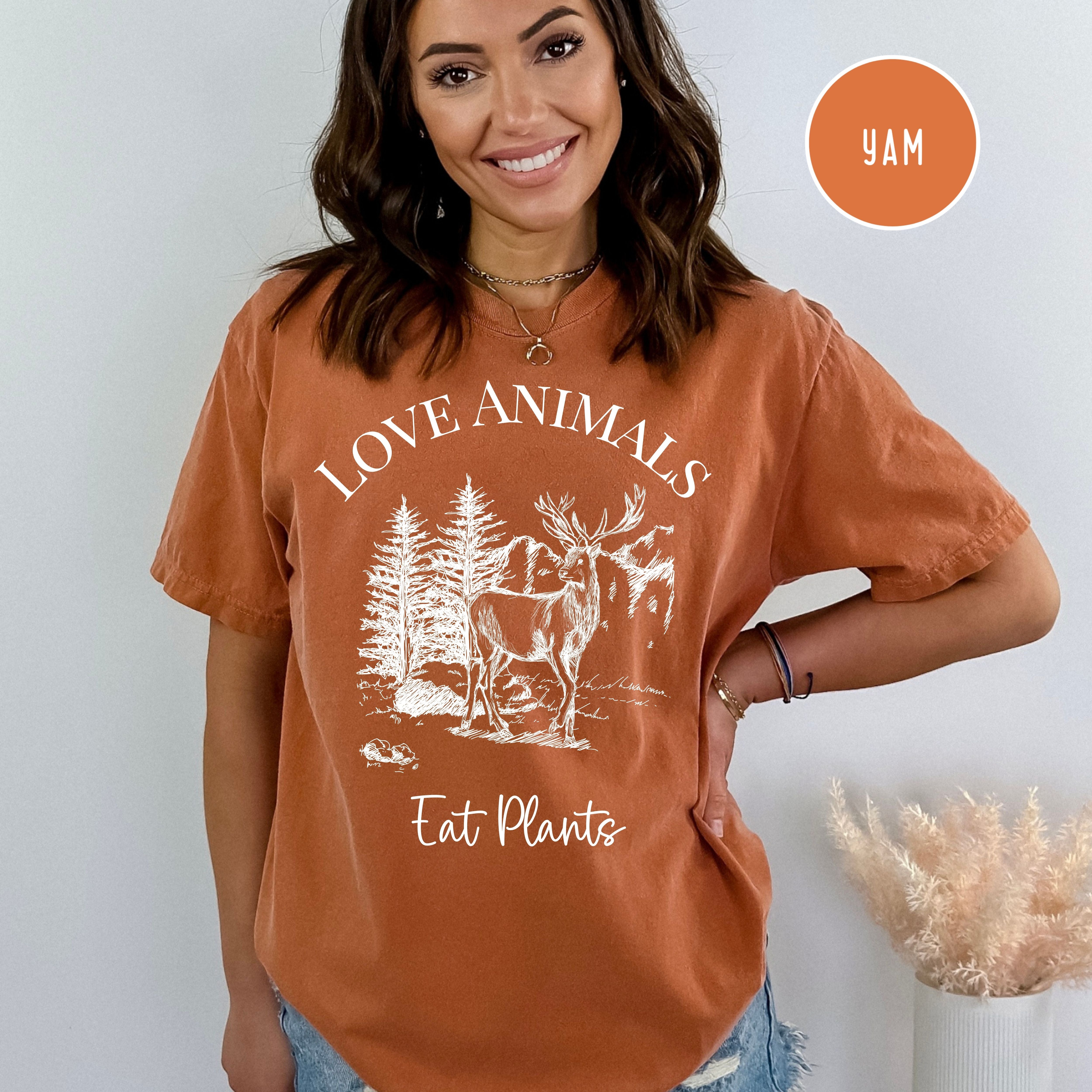 Love Animals Eat Plants Vegetarian Comfort Colors® Tee