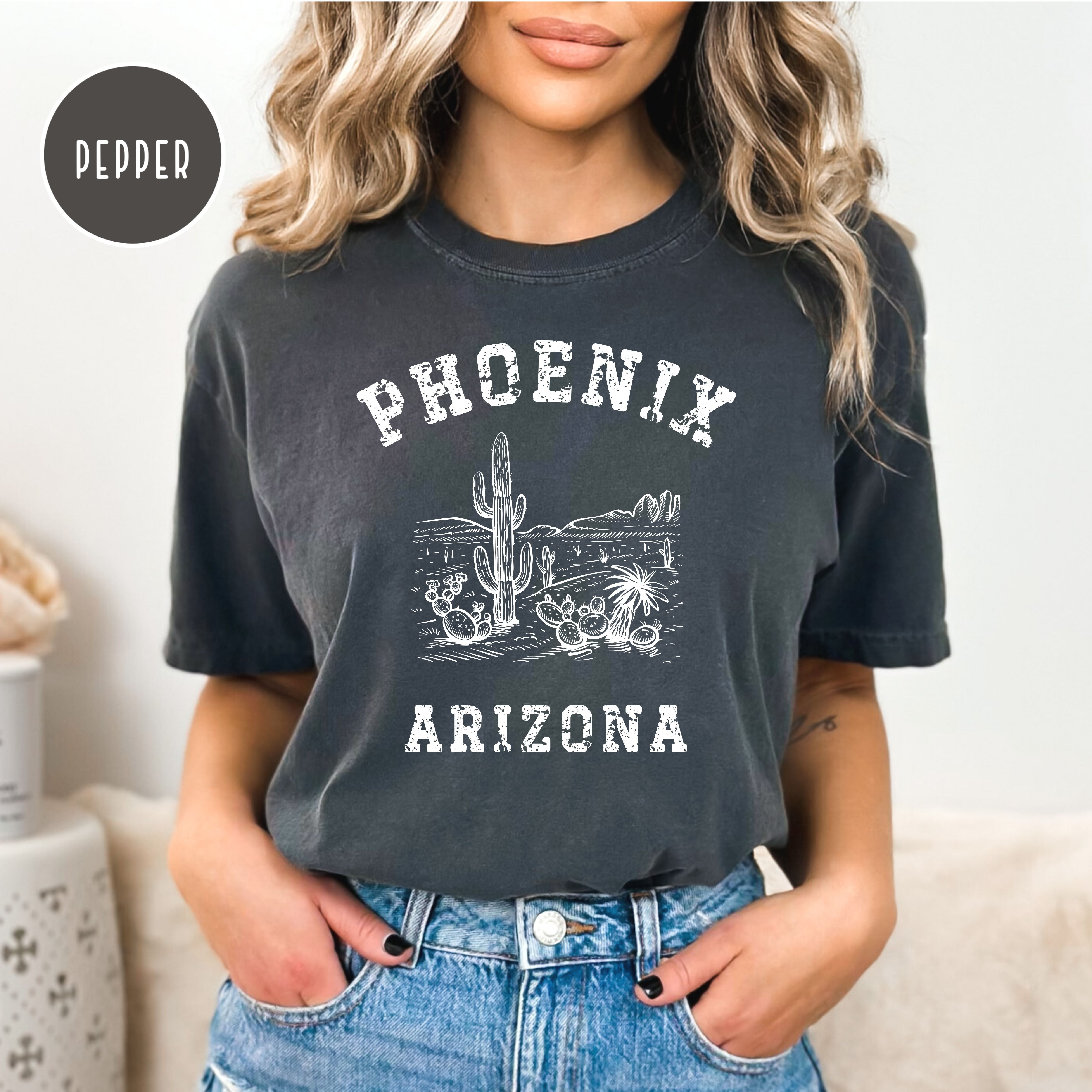 Phoenix Arizona Grunge Style Comfort Colors® Tee