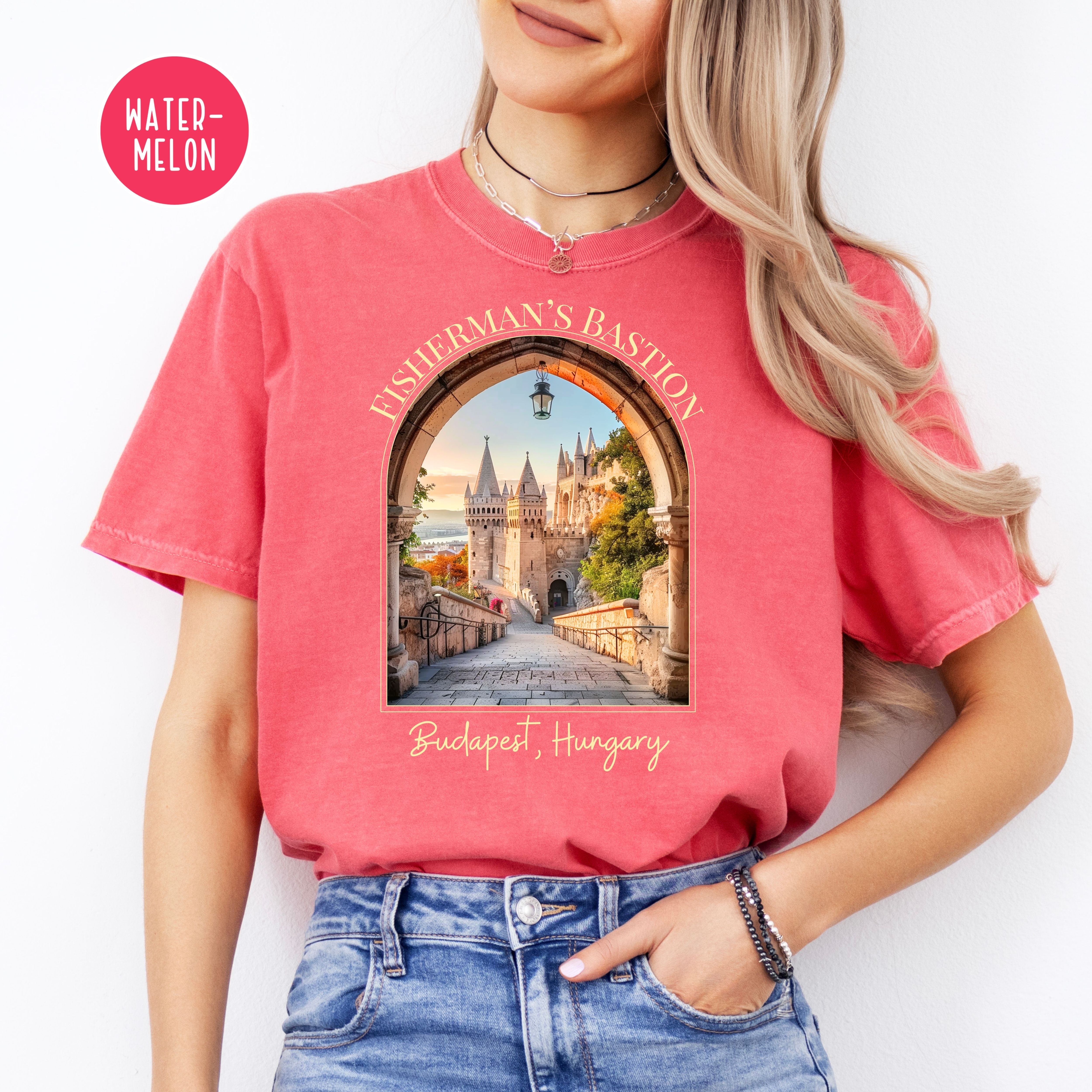 Fisherman's Bastion Budapest Hungary Comfort Colors® Tee