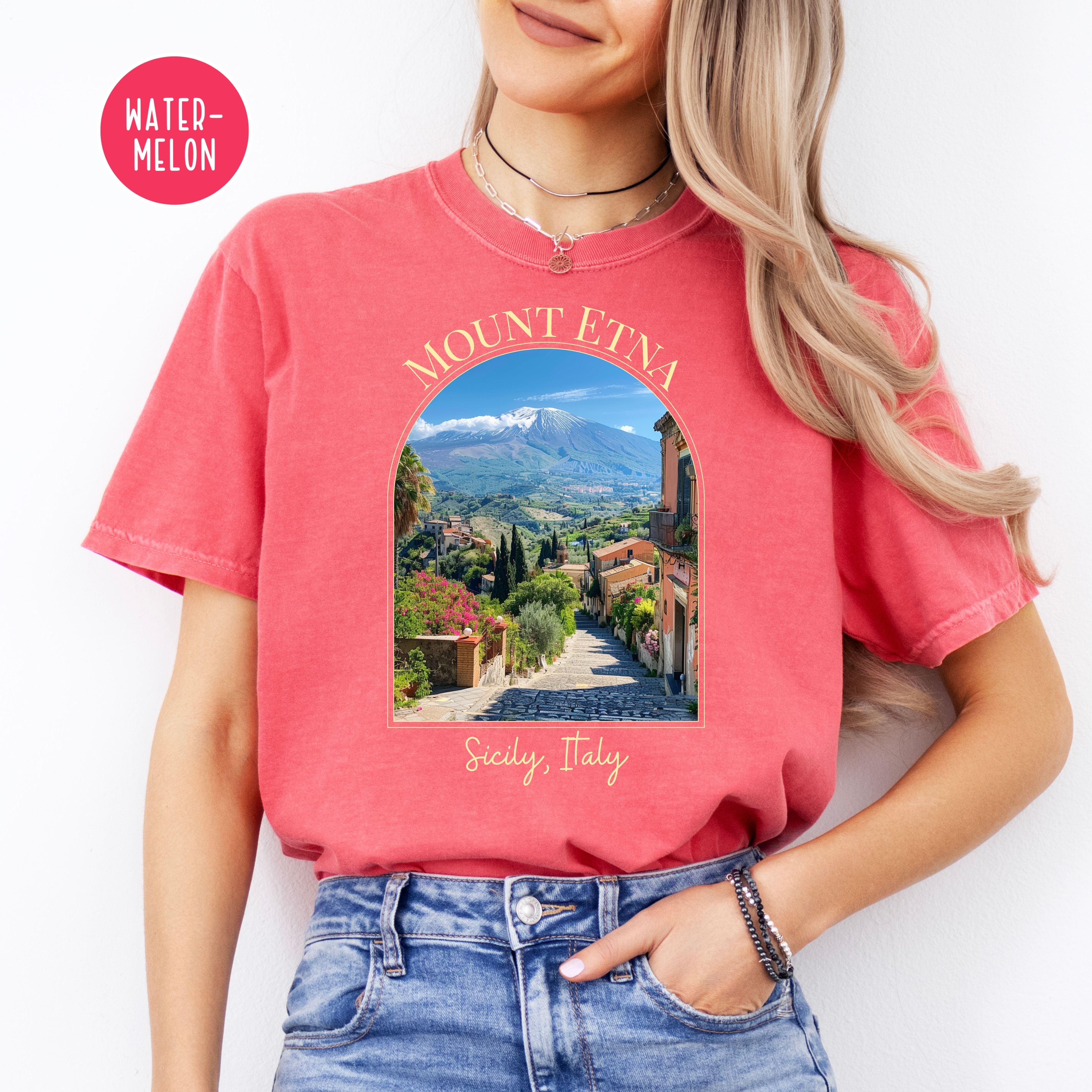 Mount Etna Sicily Italy Comfort Colors® Tee