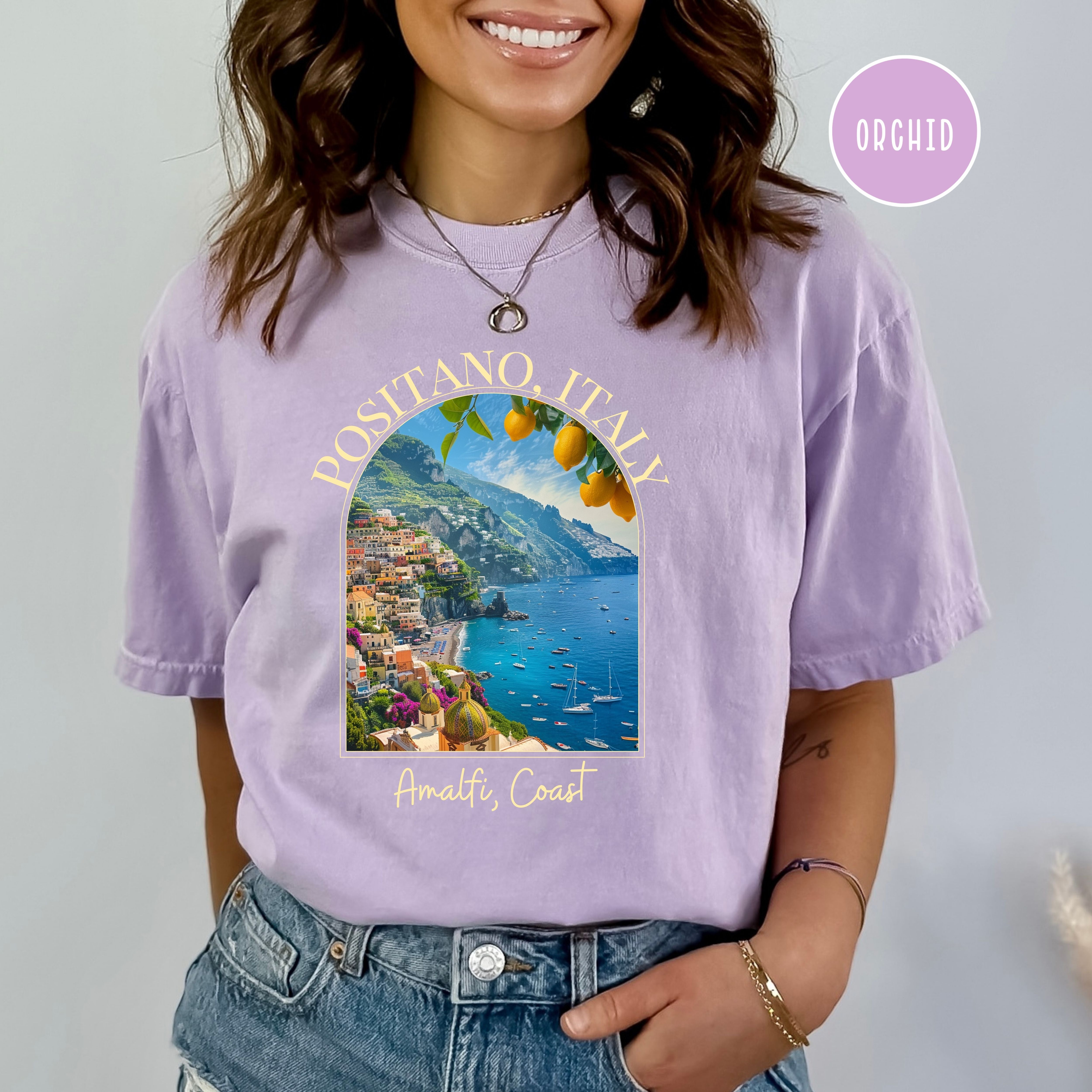 Positano Italy Amalfi Coast Comfort Colors® Tee