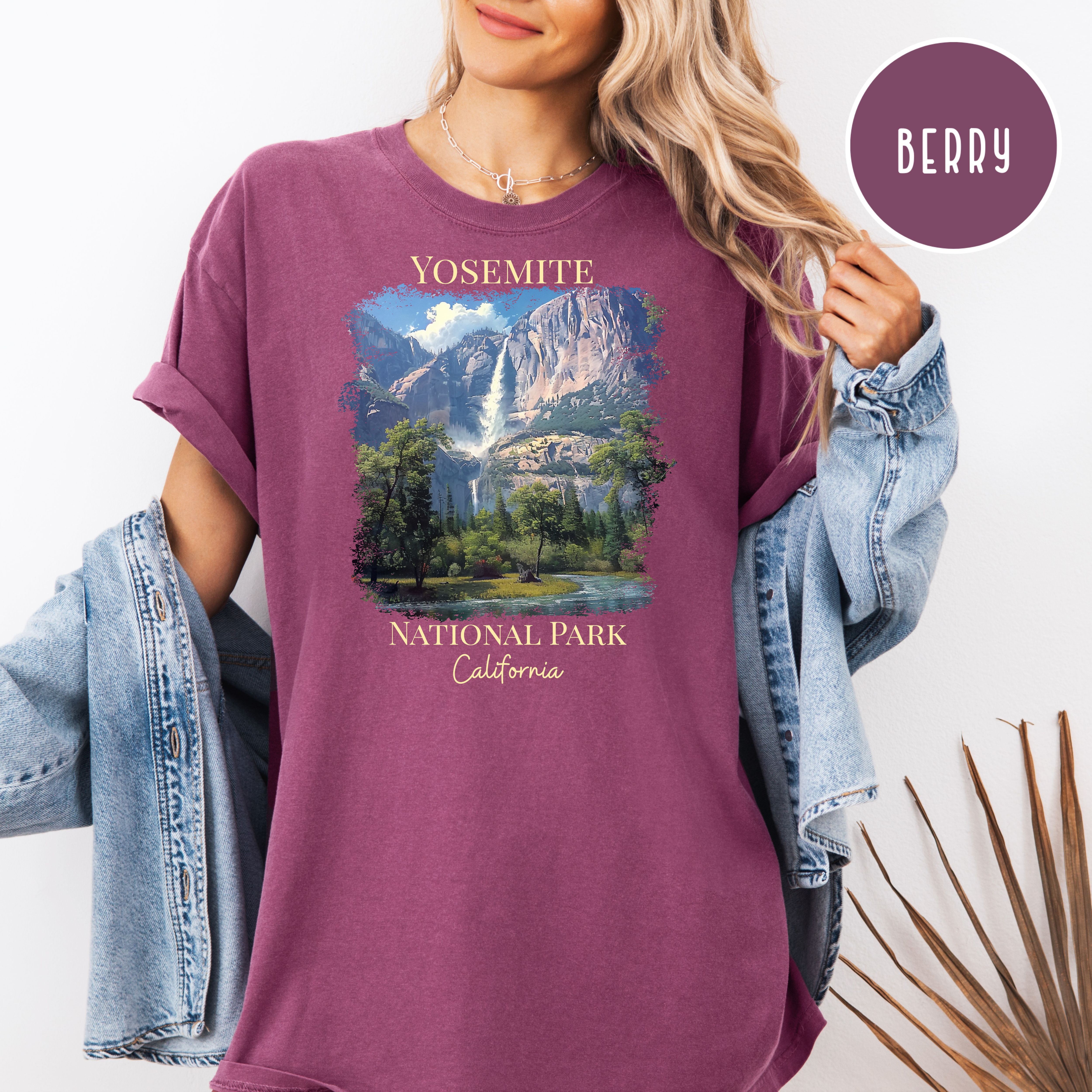 Yosemite National Park California Comfort Colors Vacation Gift Shirt