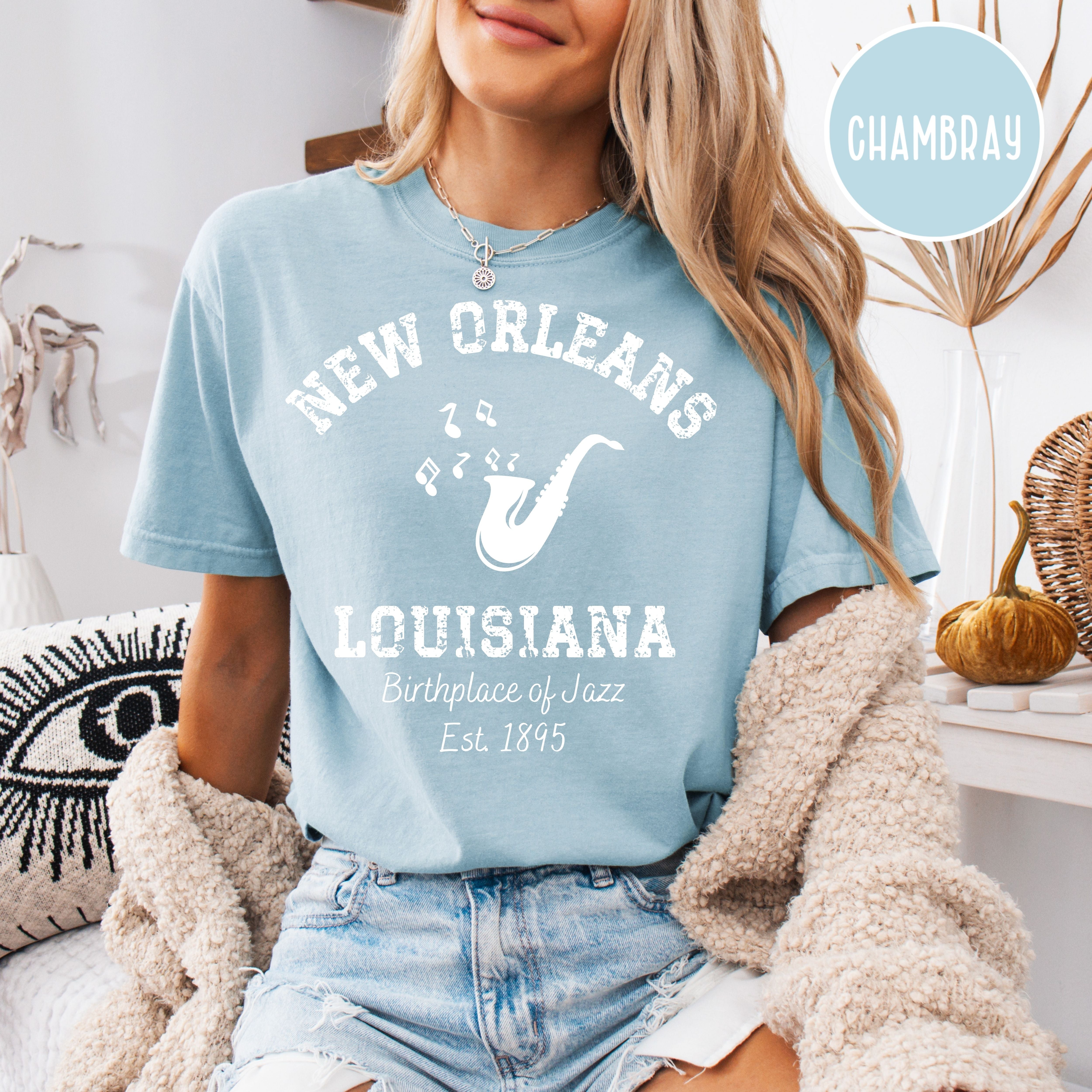 New Orleans Louisiana Birthplace of Jazz Comfort Colors® Tee