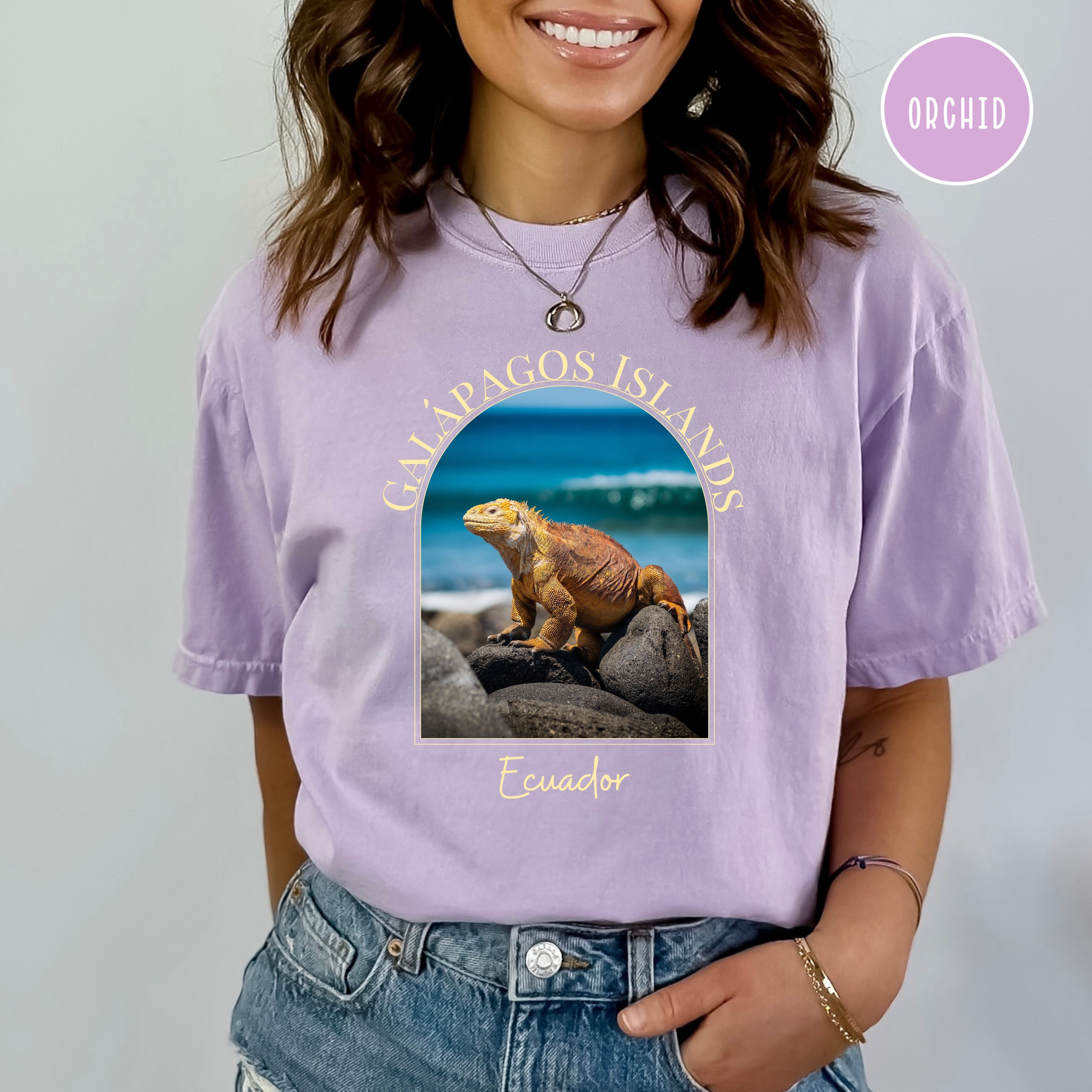 Galapagos Islands Iguana Comfort Colors® Tee