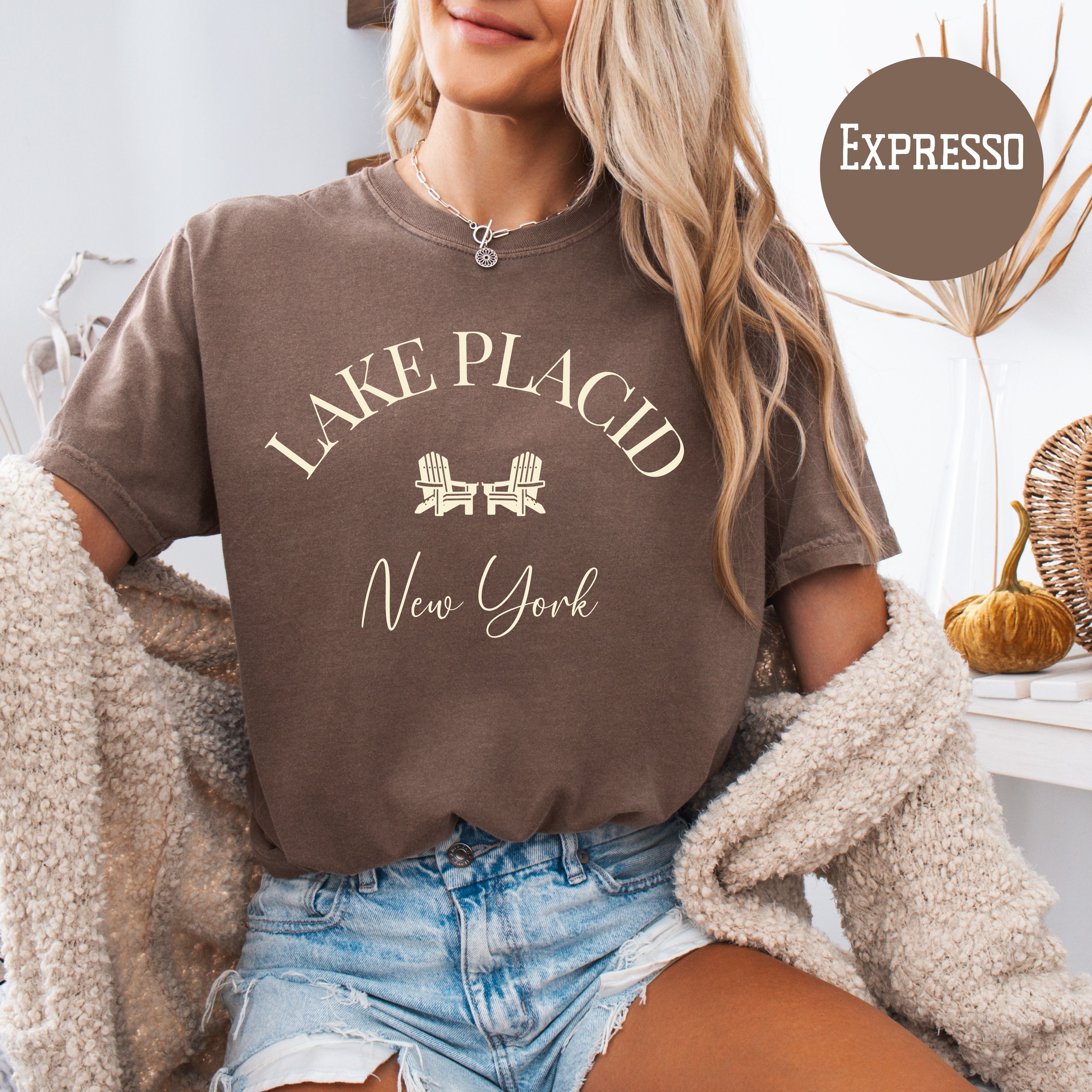 Lake Placid New York Comfort Colors Tee Shirt