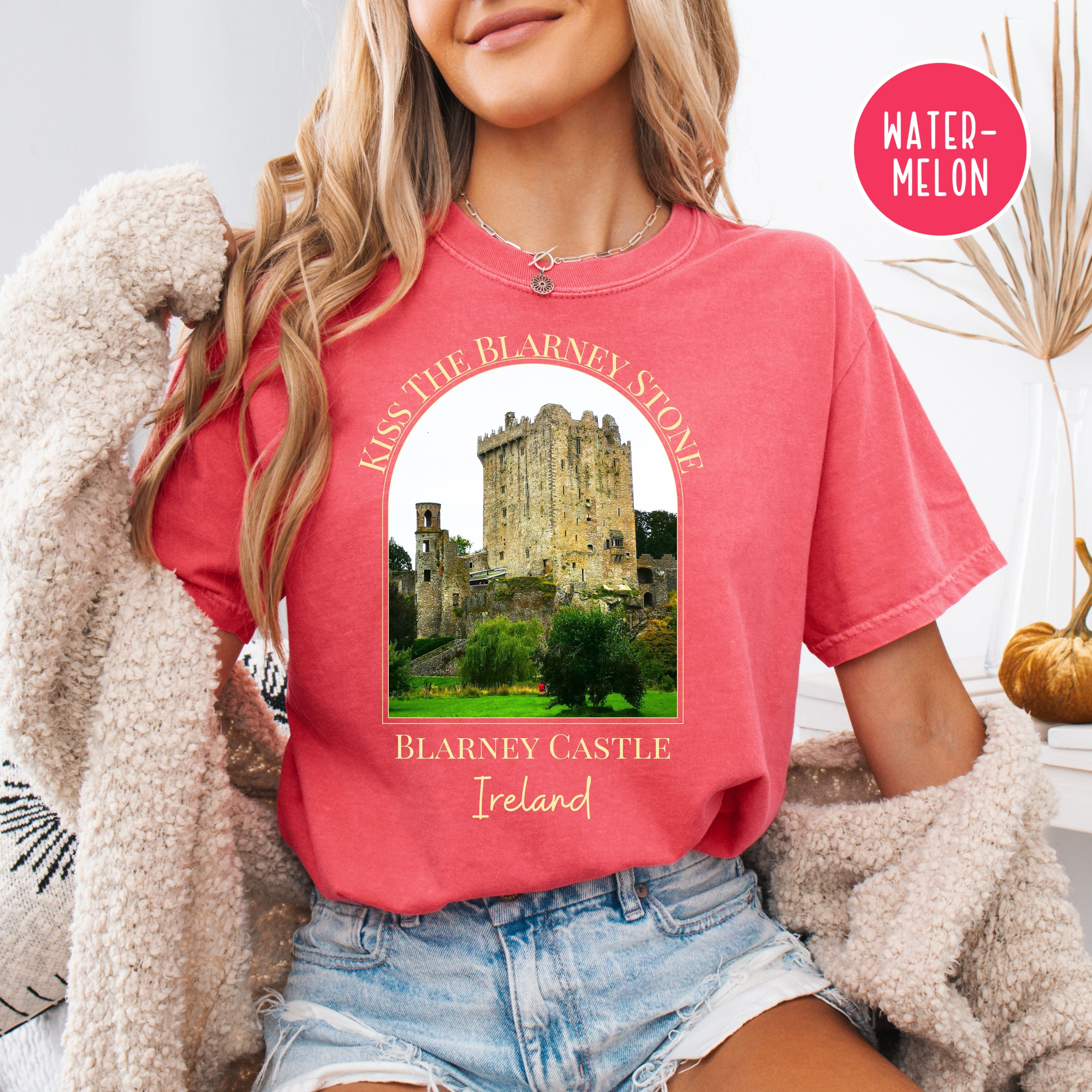 Kiss The Blarney Stone Comfort Colors Tee
