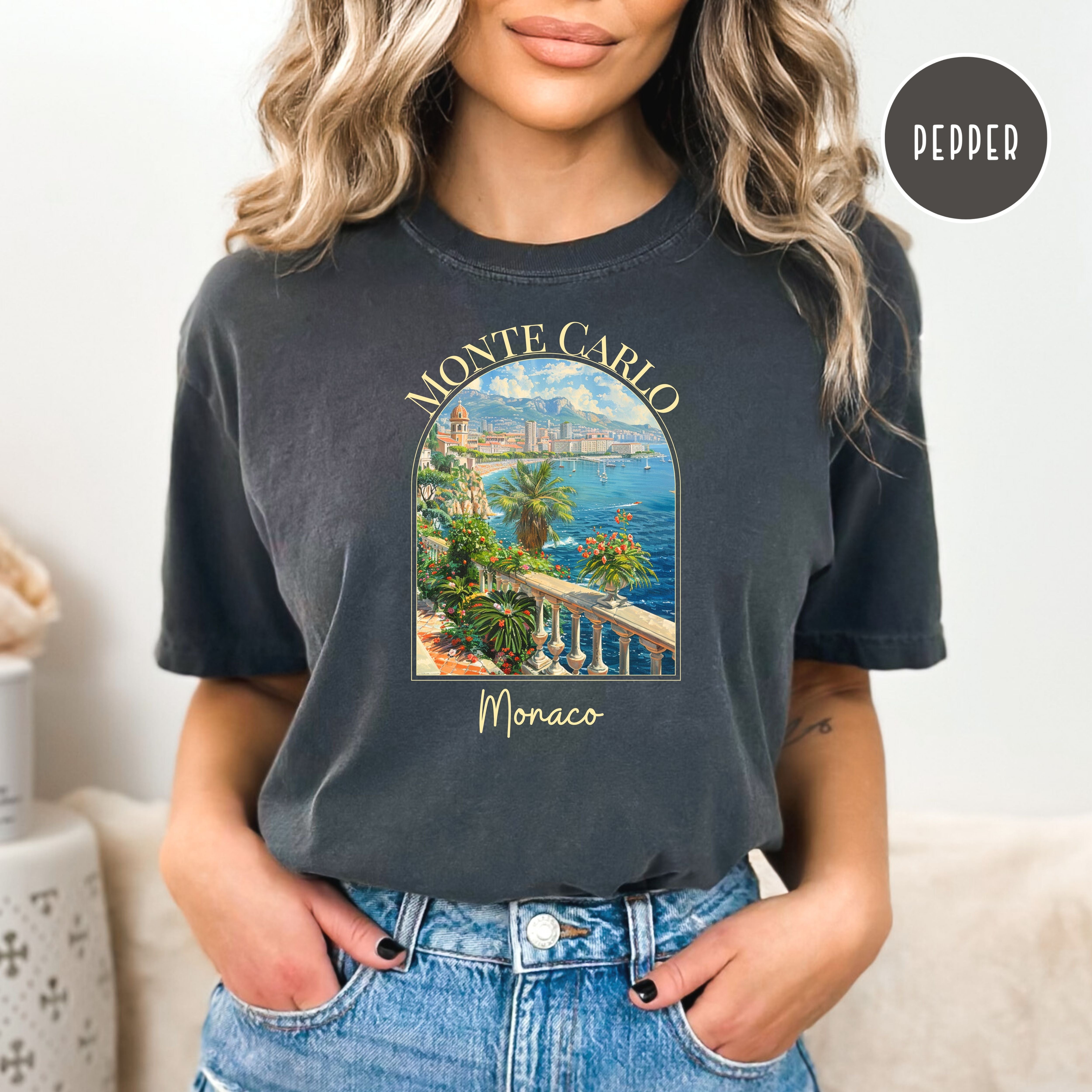 Monte Carlo Monaco Comfort Colors® Tee