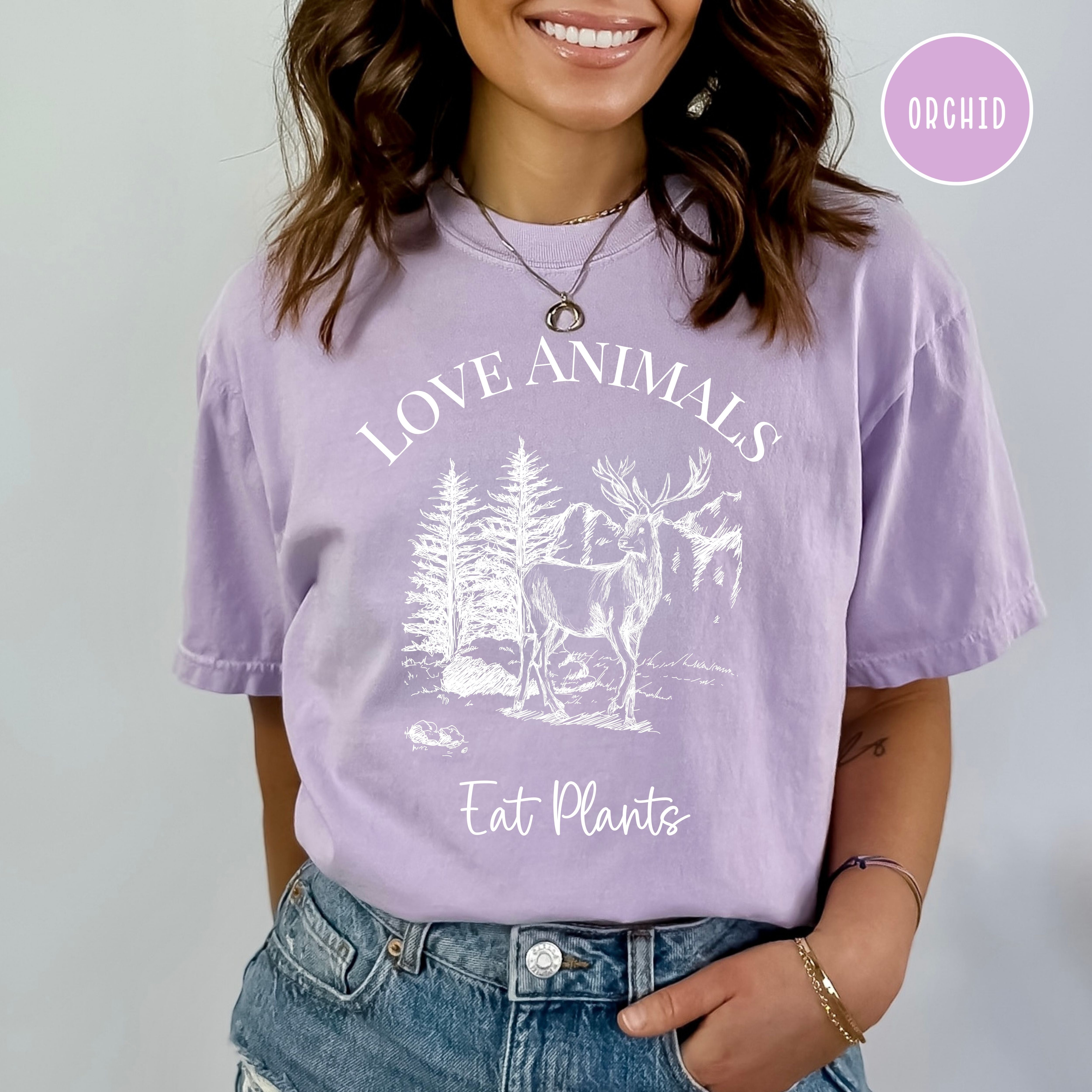 Love Animals Eat Plants Vegetarian Comfort Colors® Tee