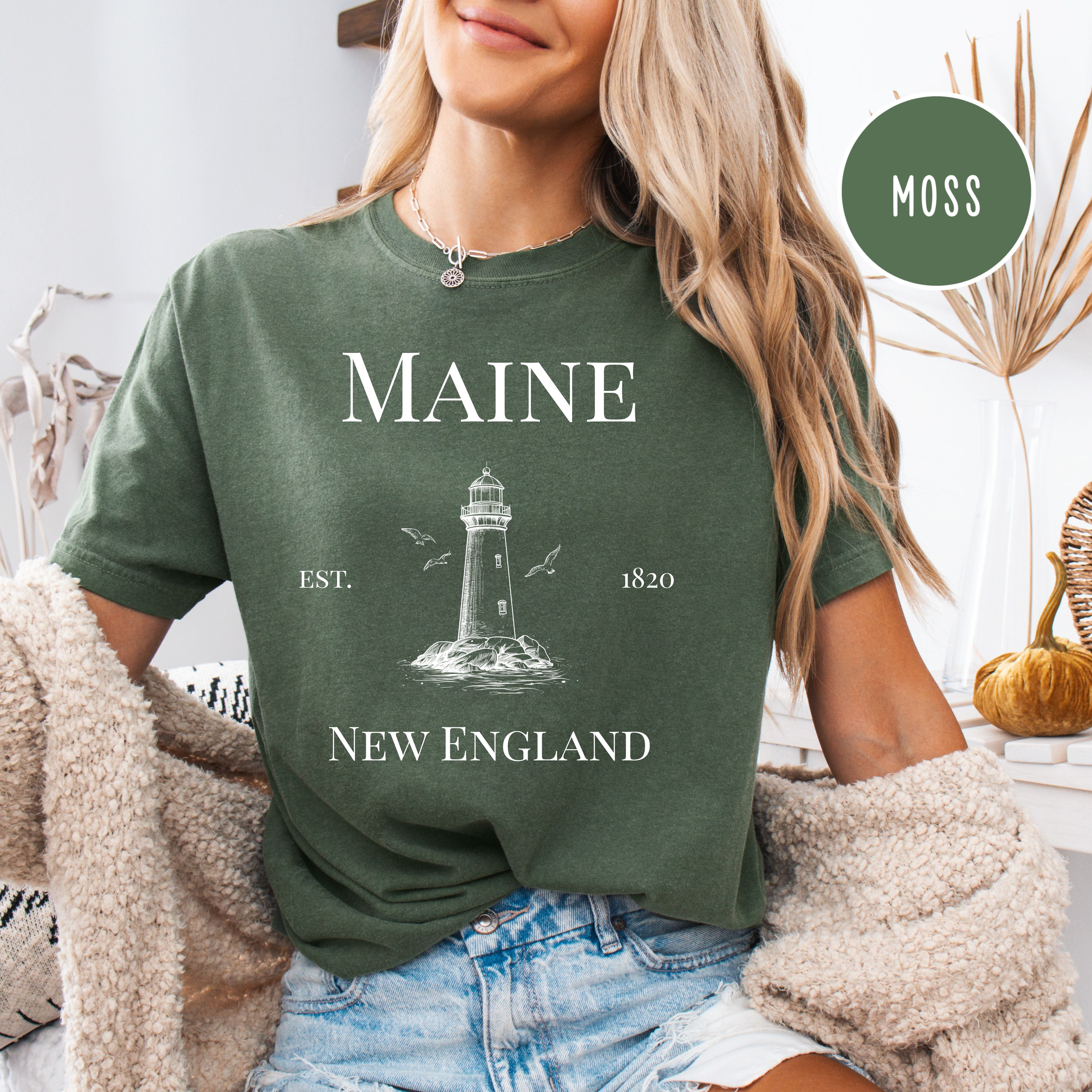 Maine New England Comfort Colors Tee