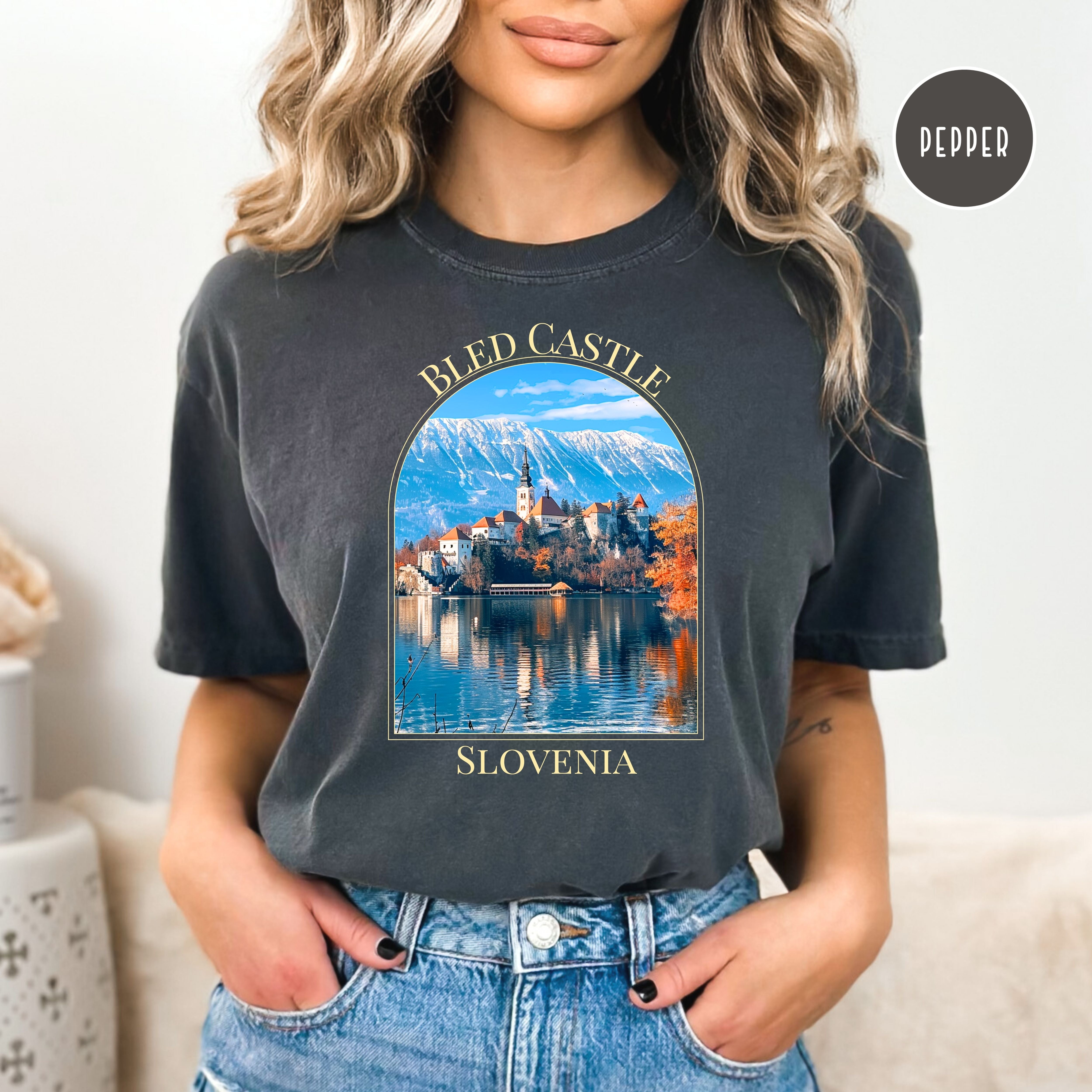 Bled Castle Slovenia Comfort Colors® Tee