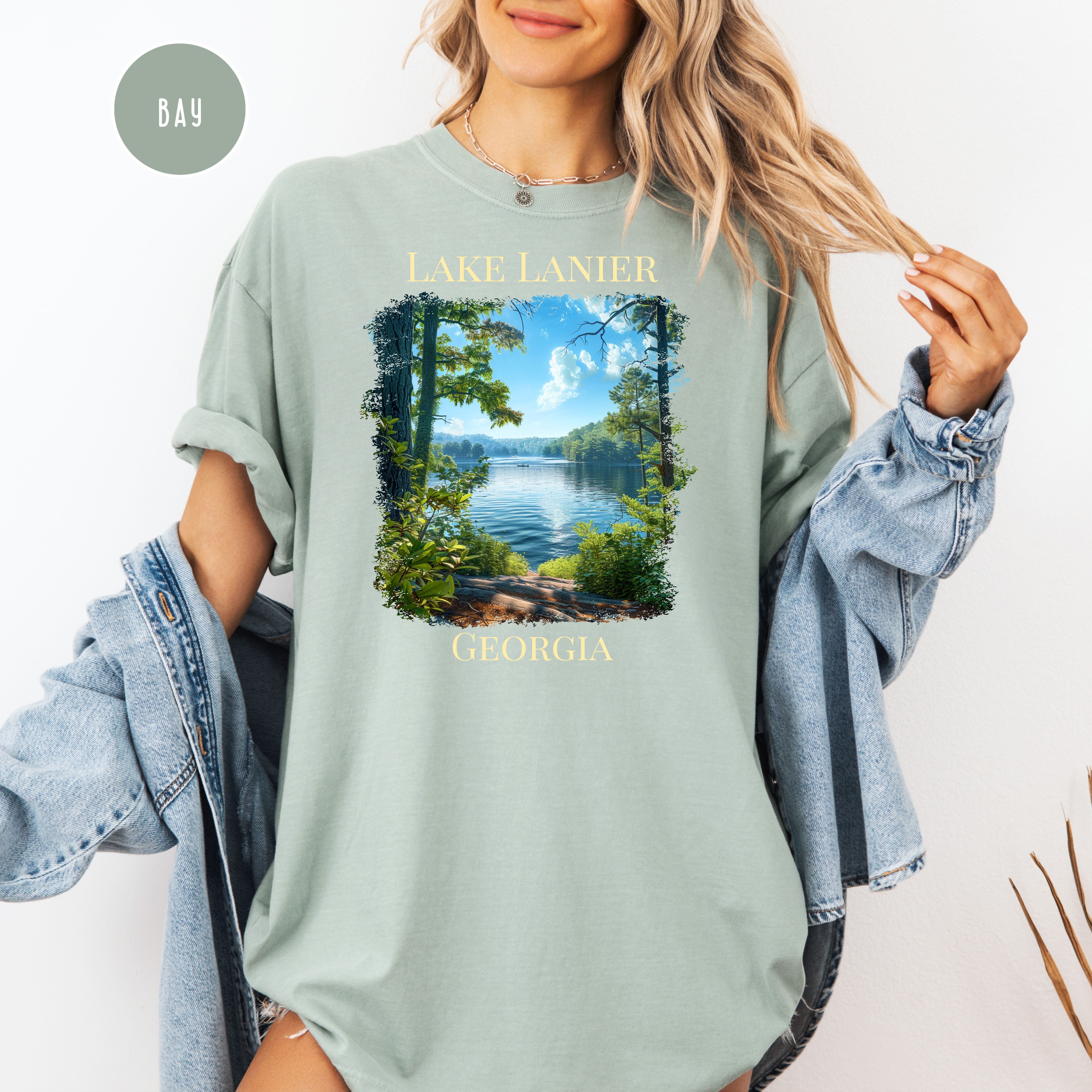 Lake Lanier Georgia Comfort Colors Tee