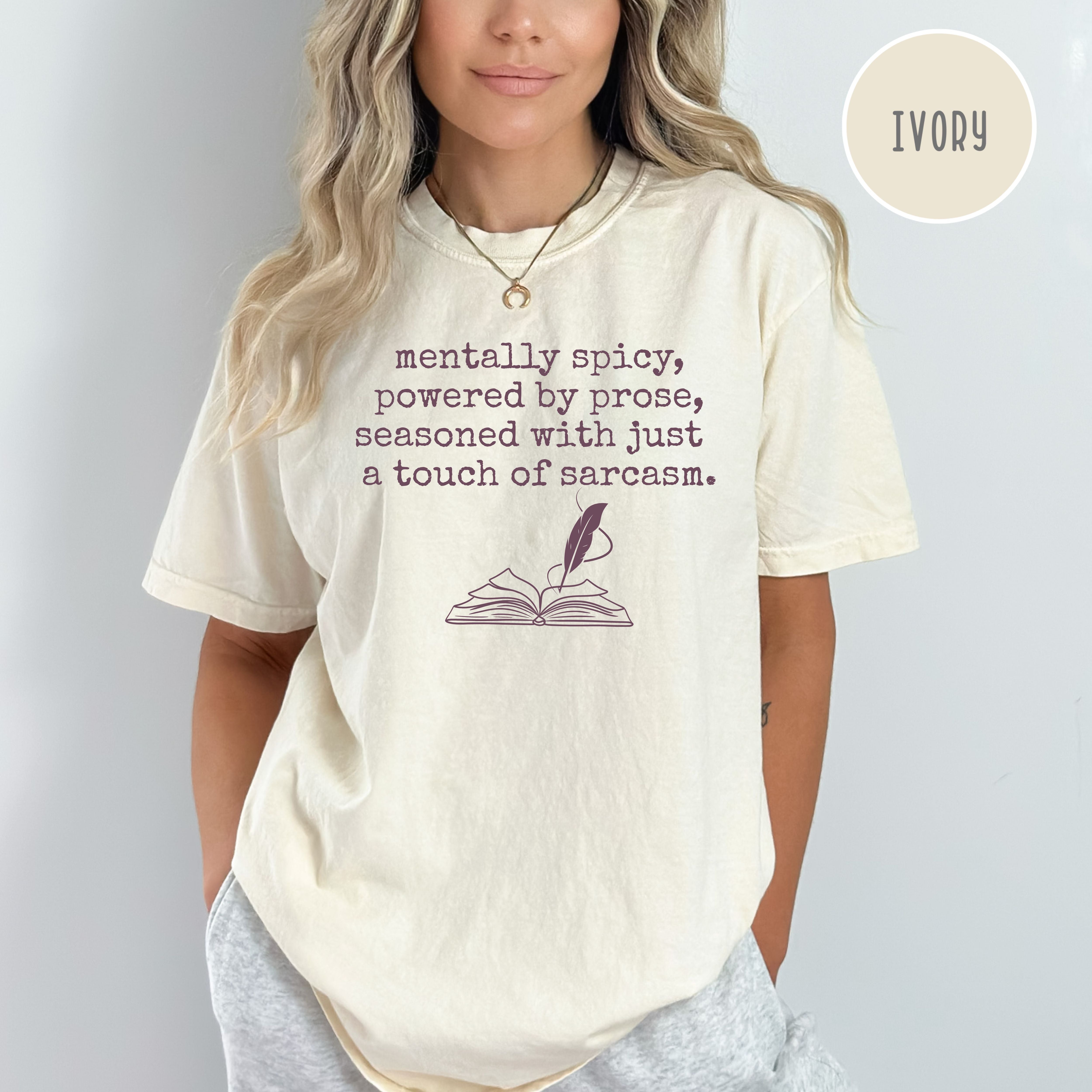 Book Lover Comfort Colors Unisex Gift Tee Shirt