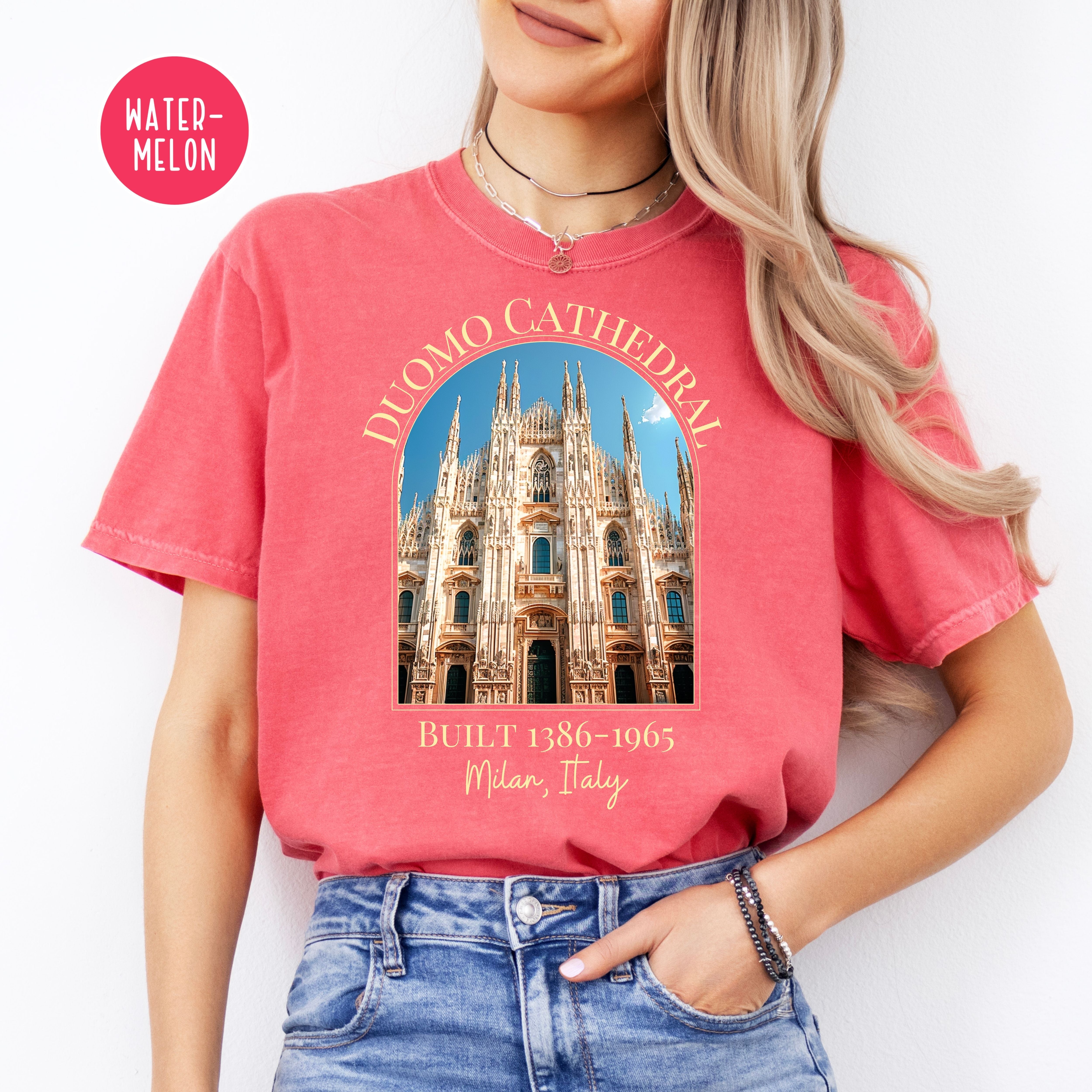 Duomo Cathedral Milan Italy Comfort Colors® Tee