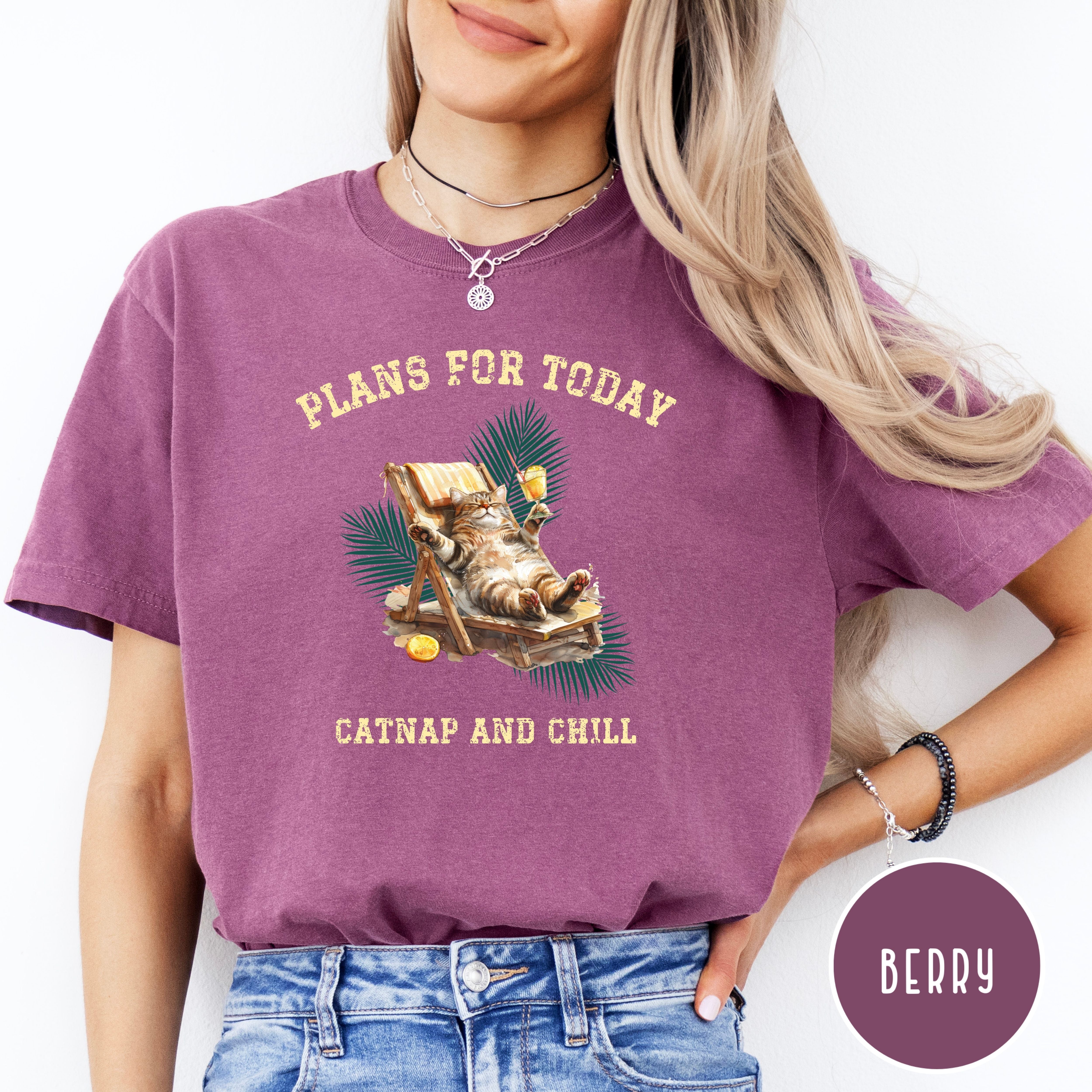 Cat Lover Comfort Colors® Beach Tee
