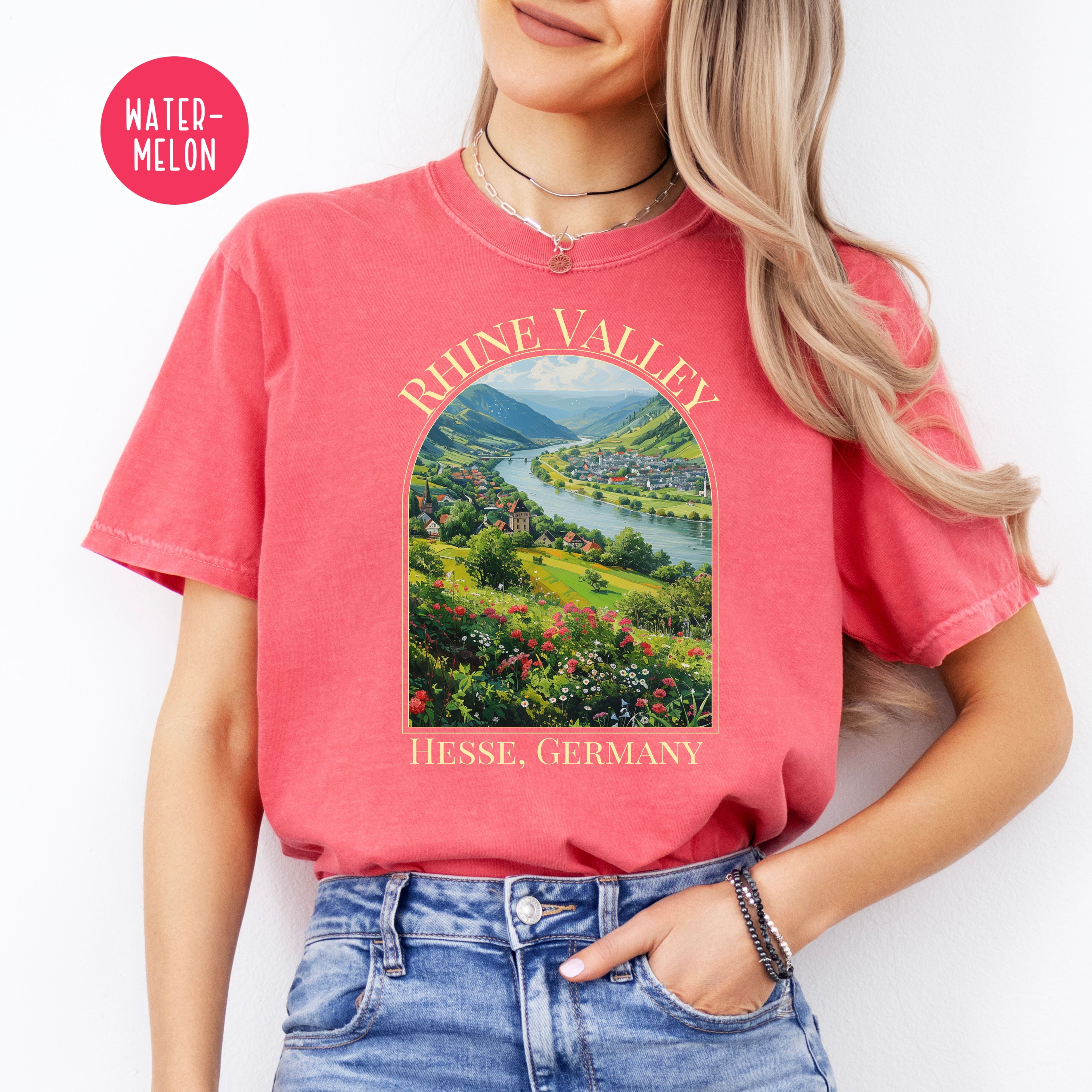 Rhine Valley Hesse Germany Comfort Colors® Tee