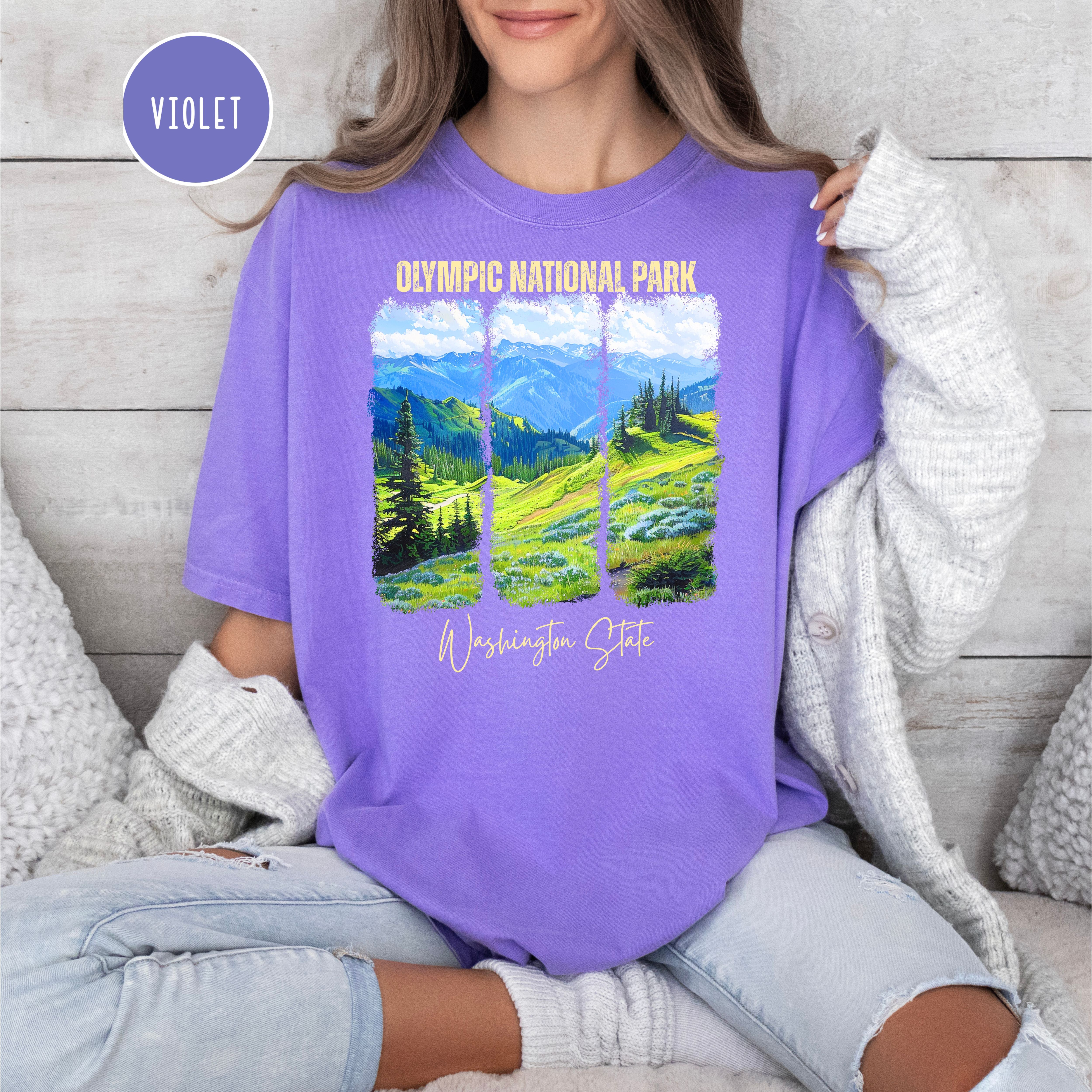 Olympic National Park Comfort Colors Unisex Tee