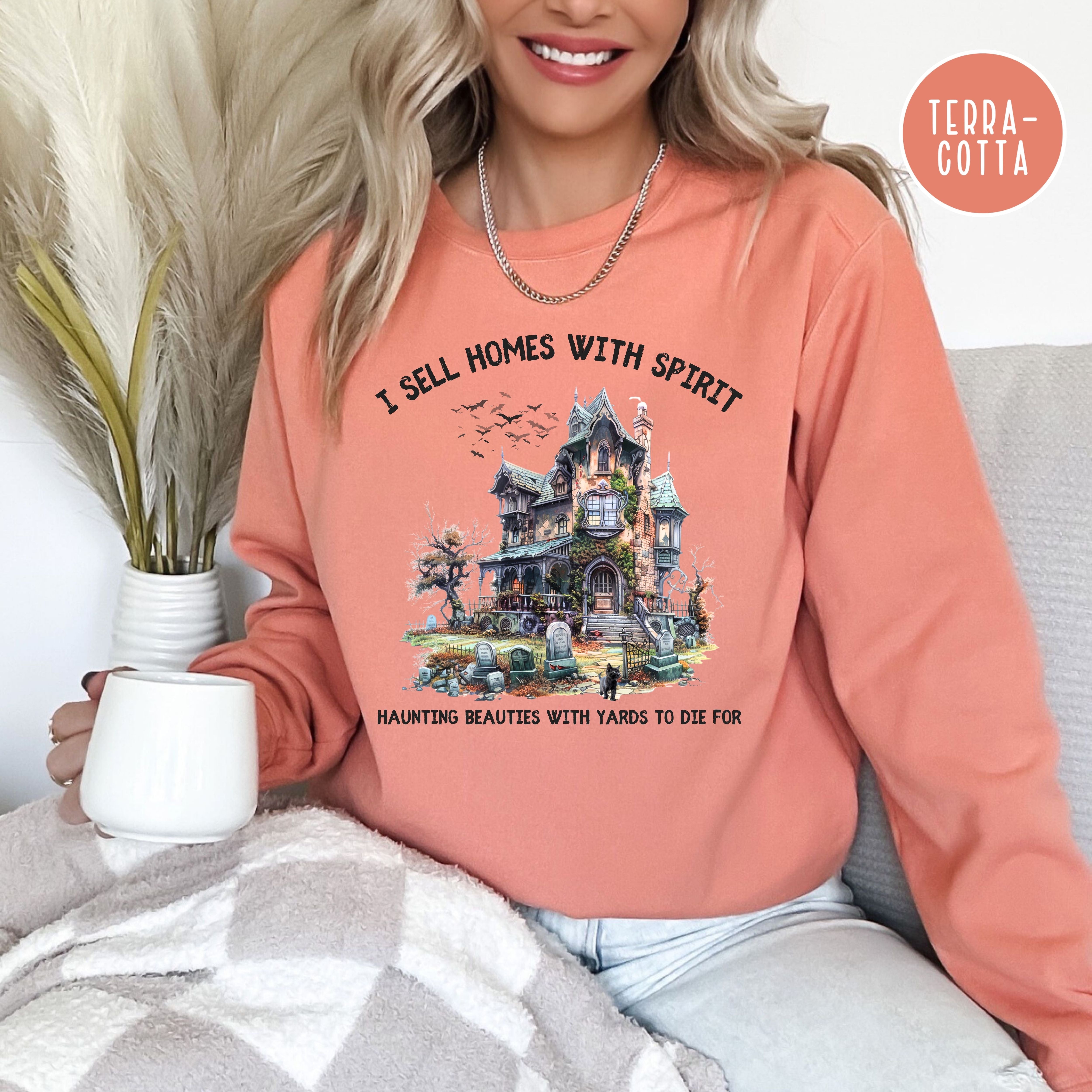 Halloween Real Estate Agent Comfort Colors® Sweatshirt