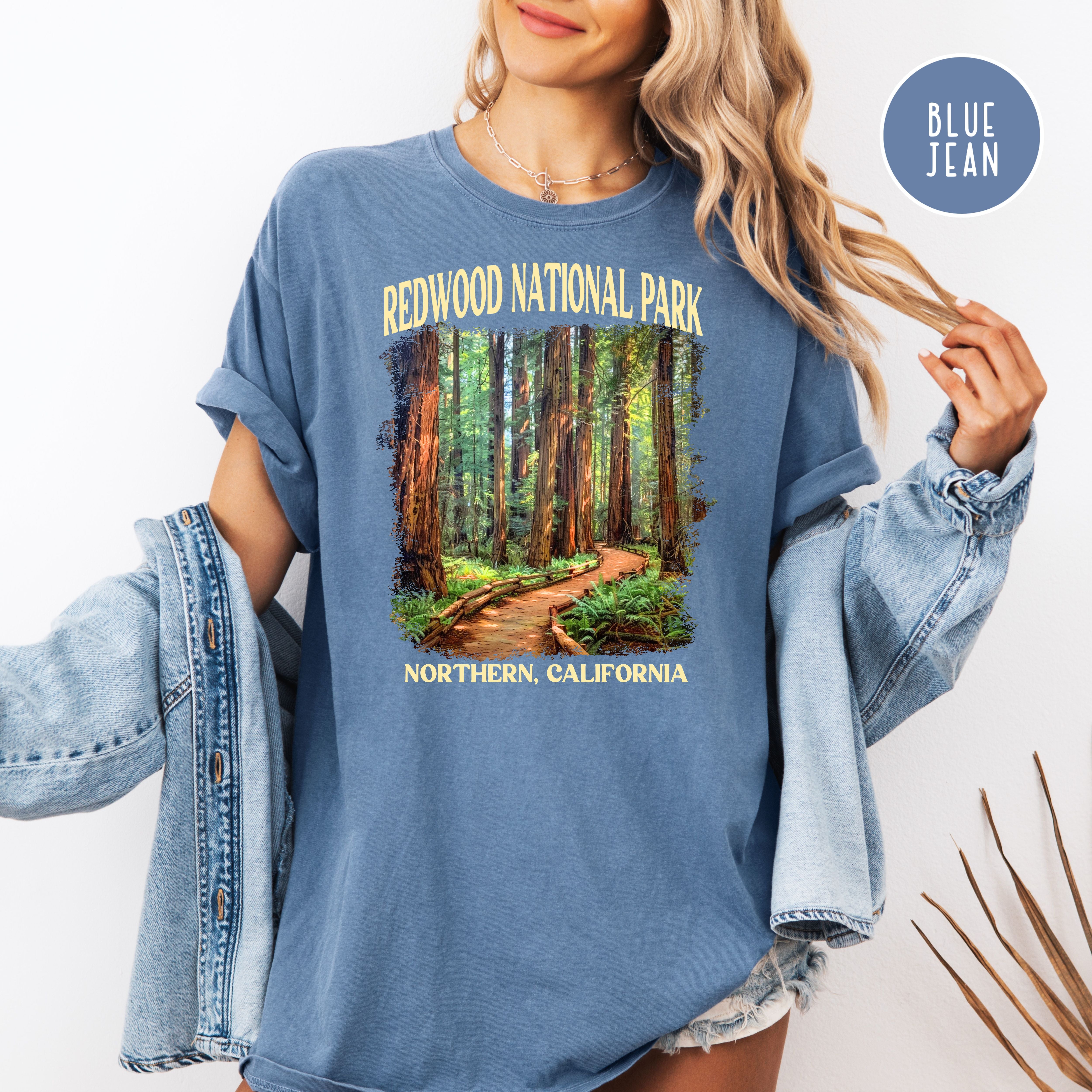 Redwood National Park Comfort Colors California Vacation Gift T-Shirt