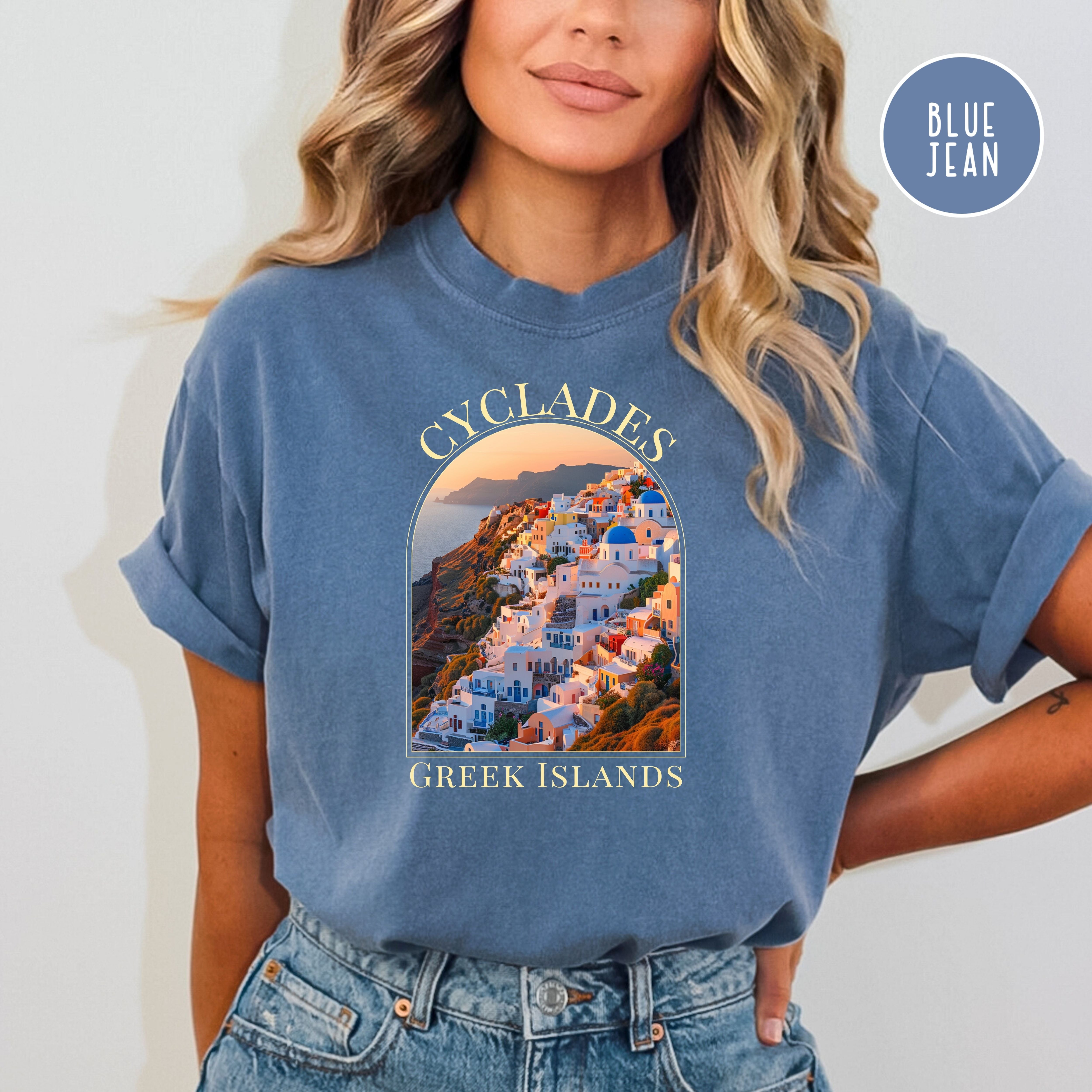 Cyclades Greek Islands Greece Vacation Comfort Colors® Tee