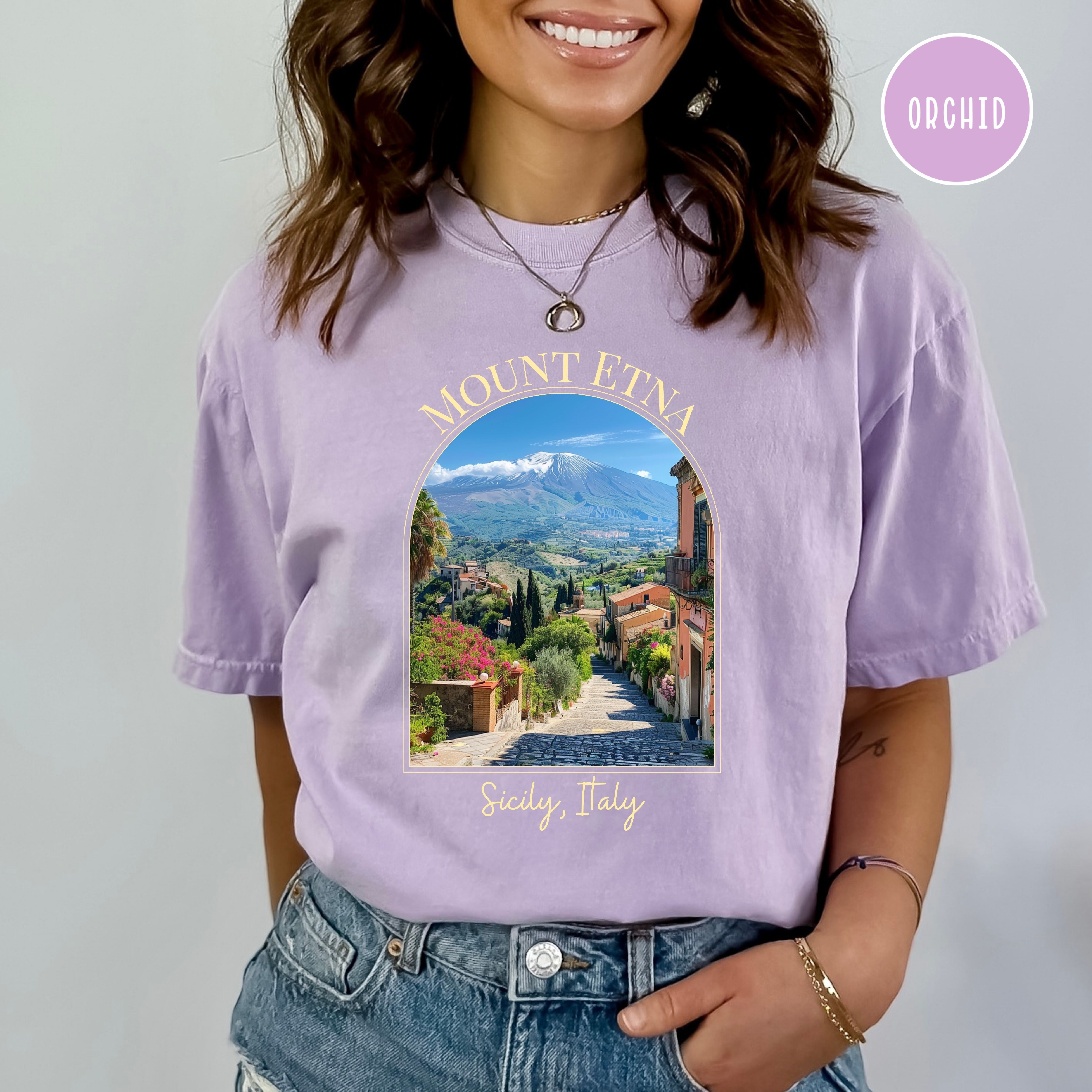 Mount Etna Sicily Italy Comfort Colors® Tee