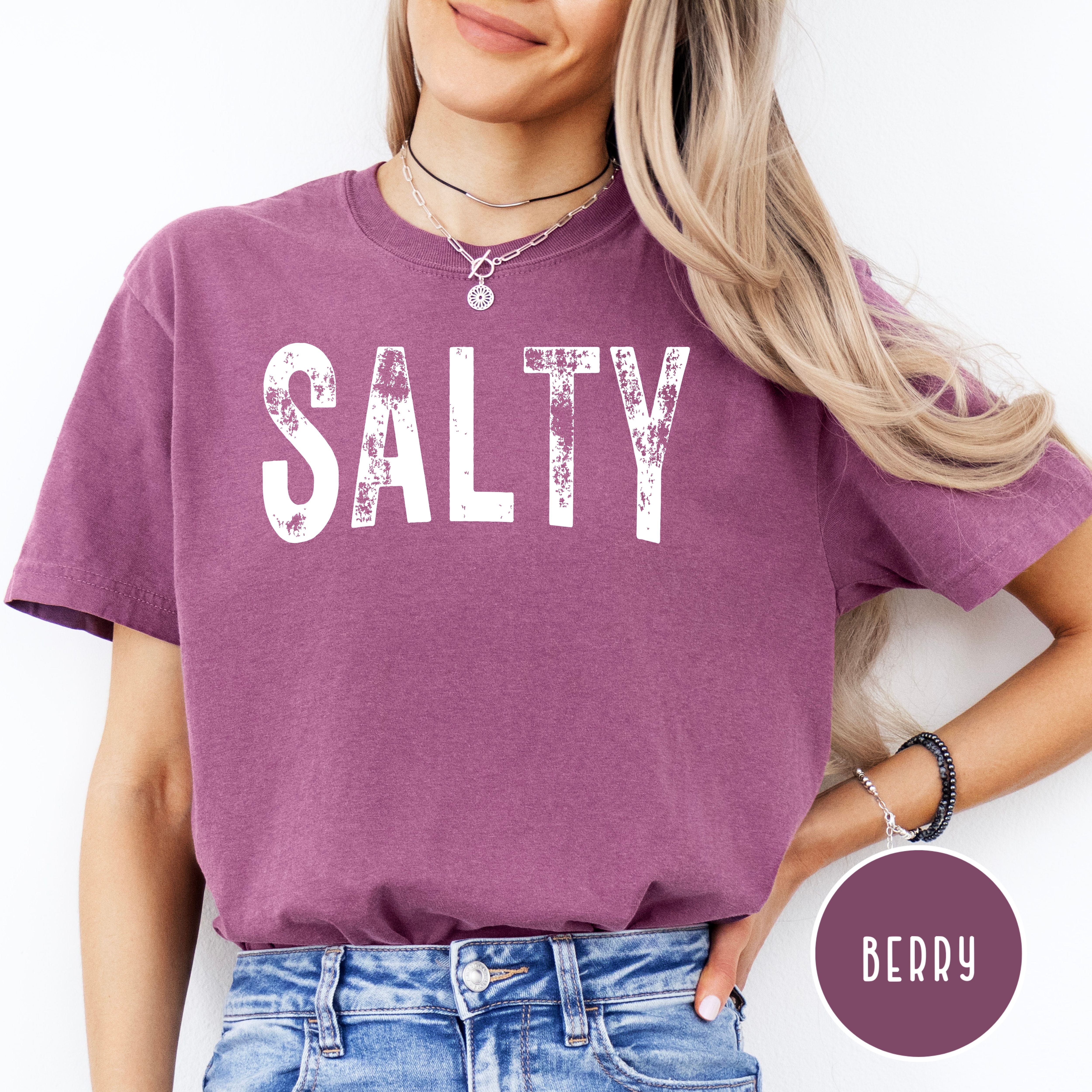 Salty Comfort Colors® Grunge Beach Tee