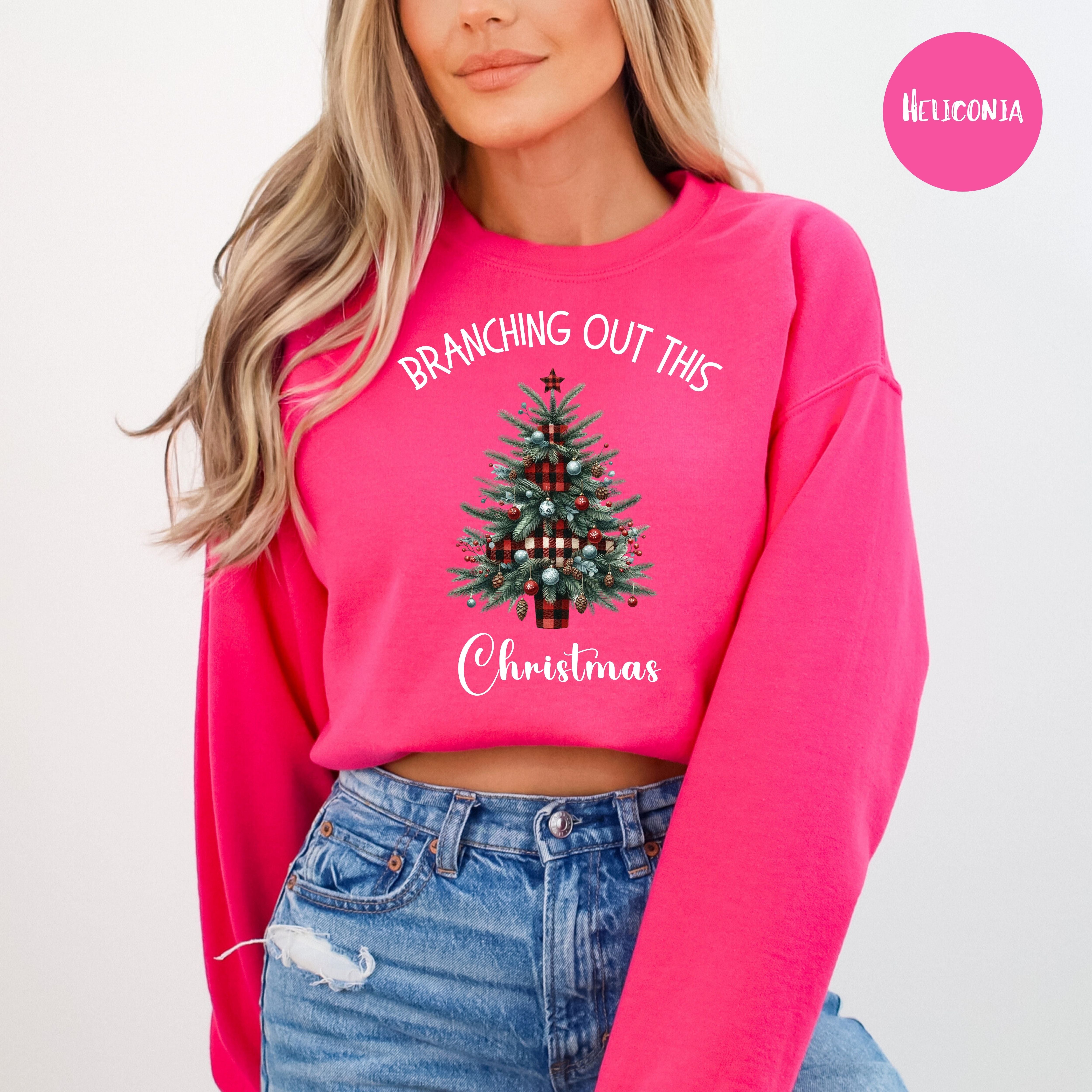 Funny Christmas Tree, Branching Out This Christmas Sweatshirt