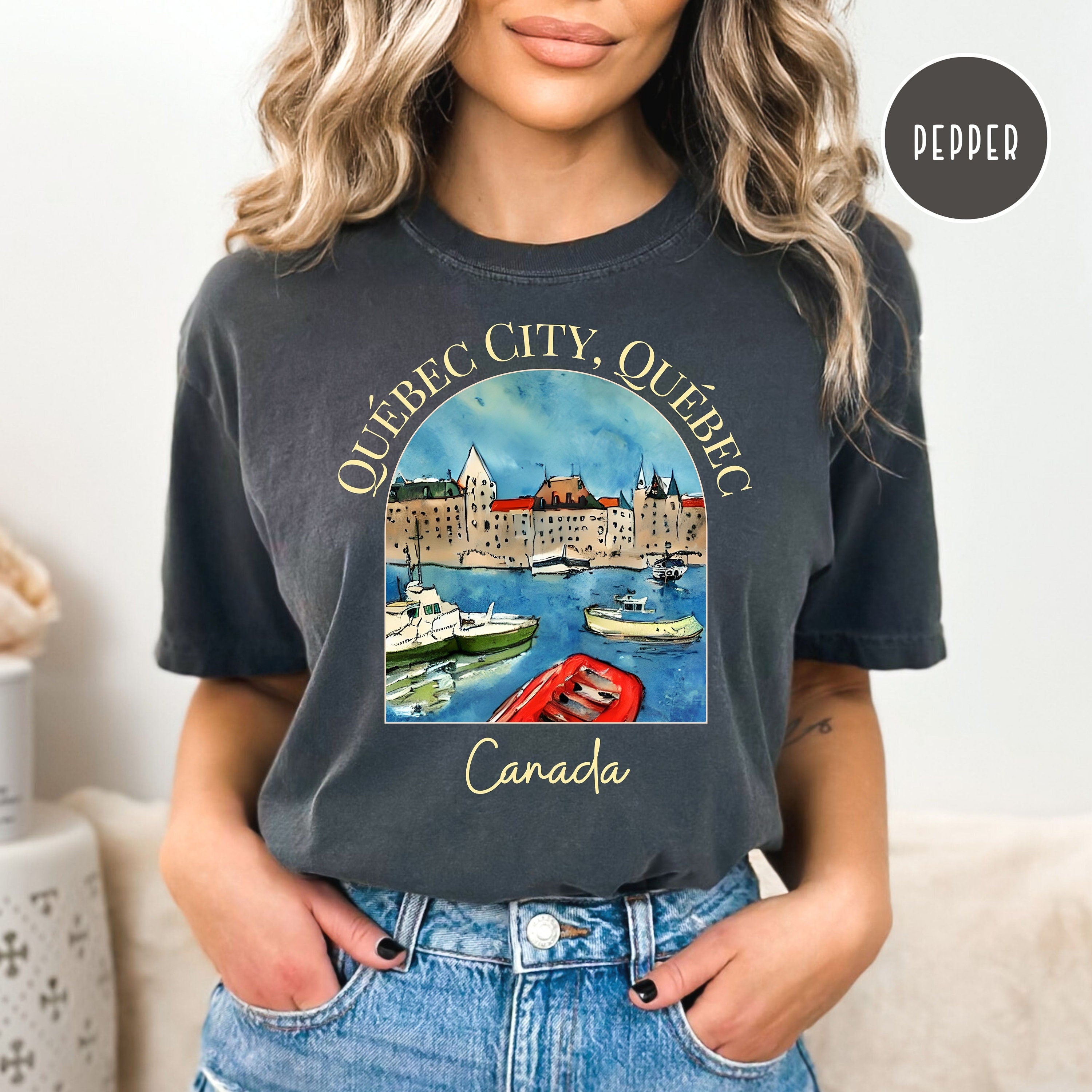 Quebec City Canada Comfort Colors® Tee