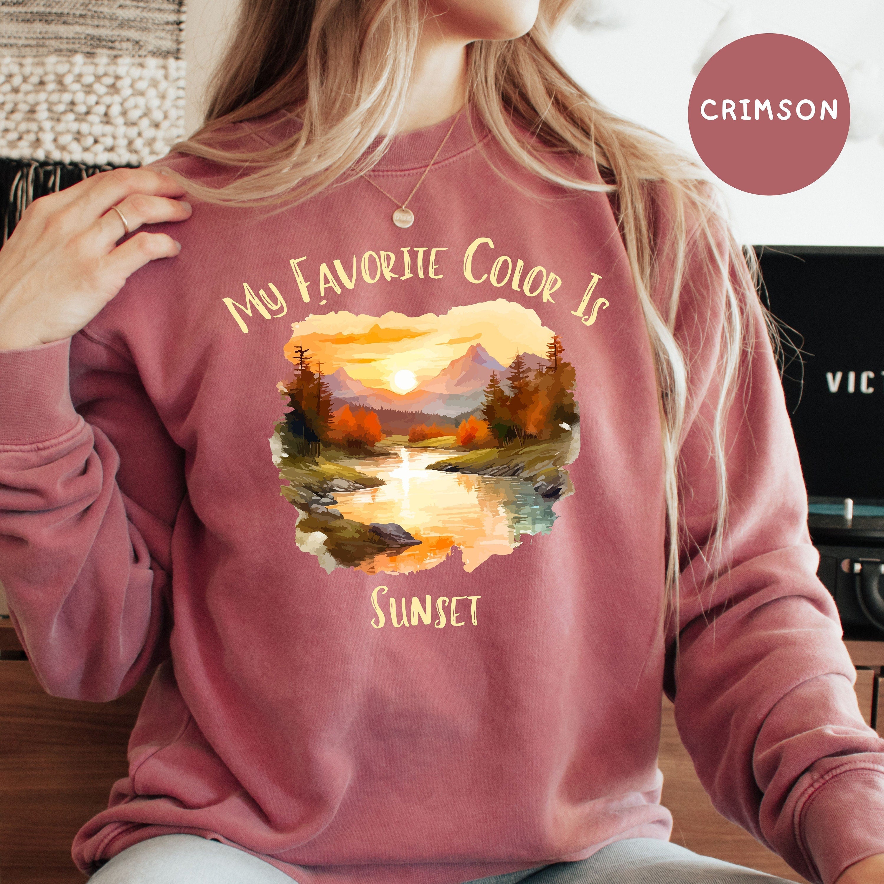 Sunset Lover Comfort Colors® Sweatshirt