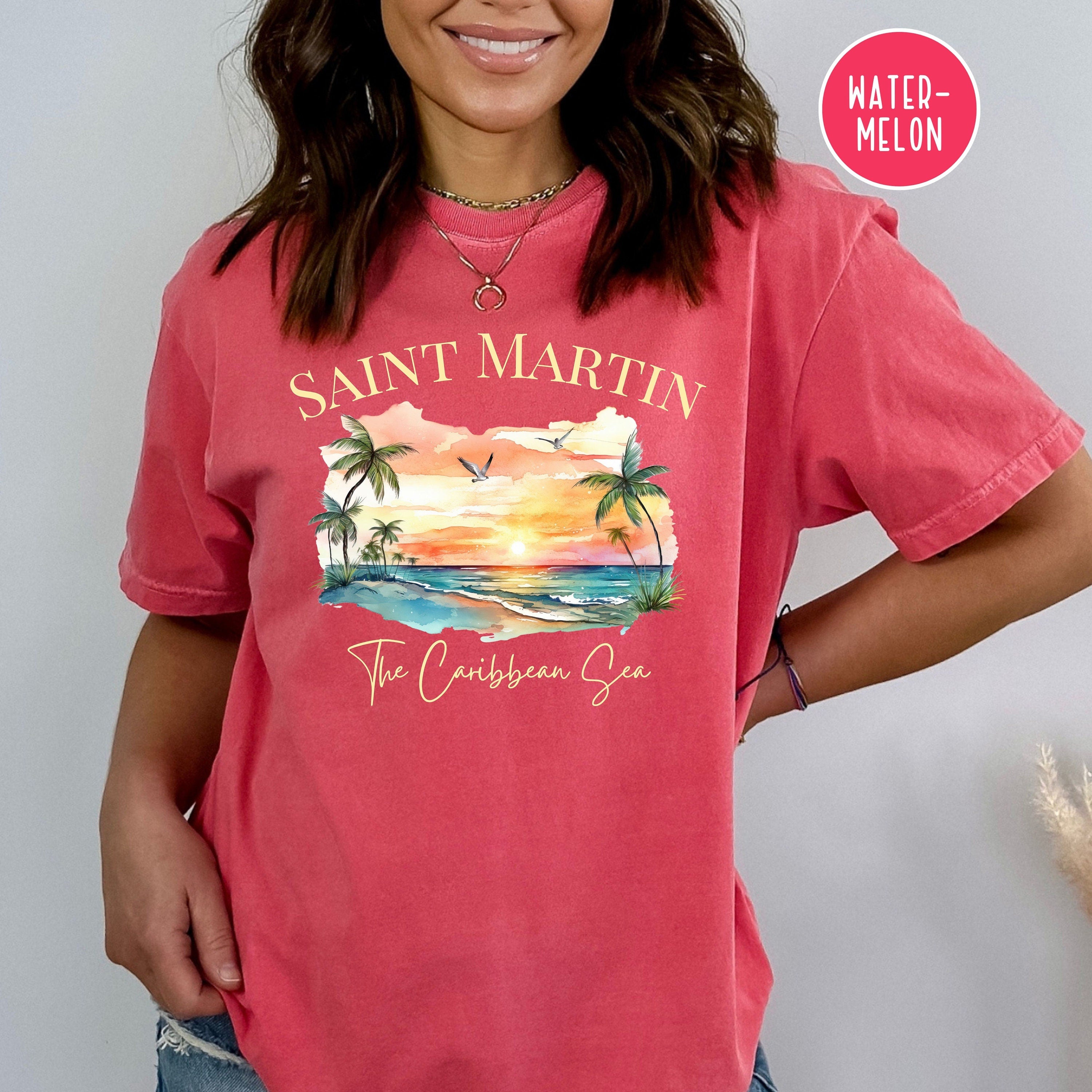 Saint Martin Caribbean Island Comfort Colors® Tee