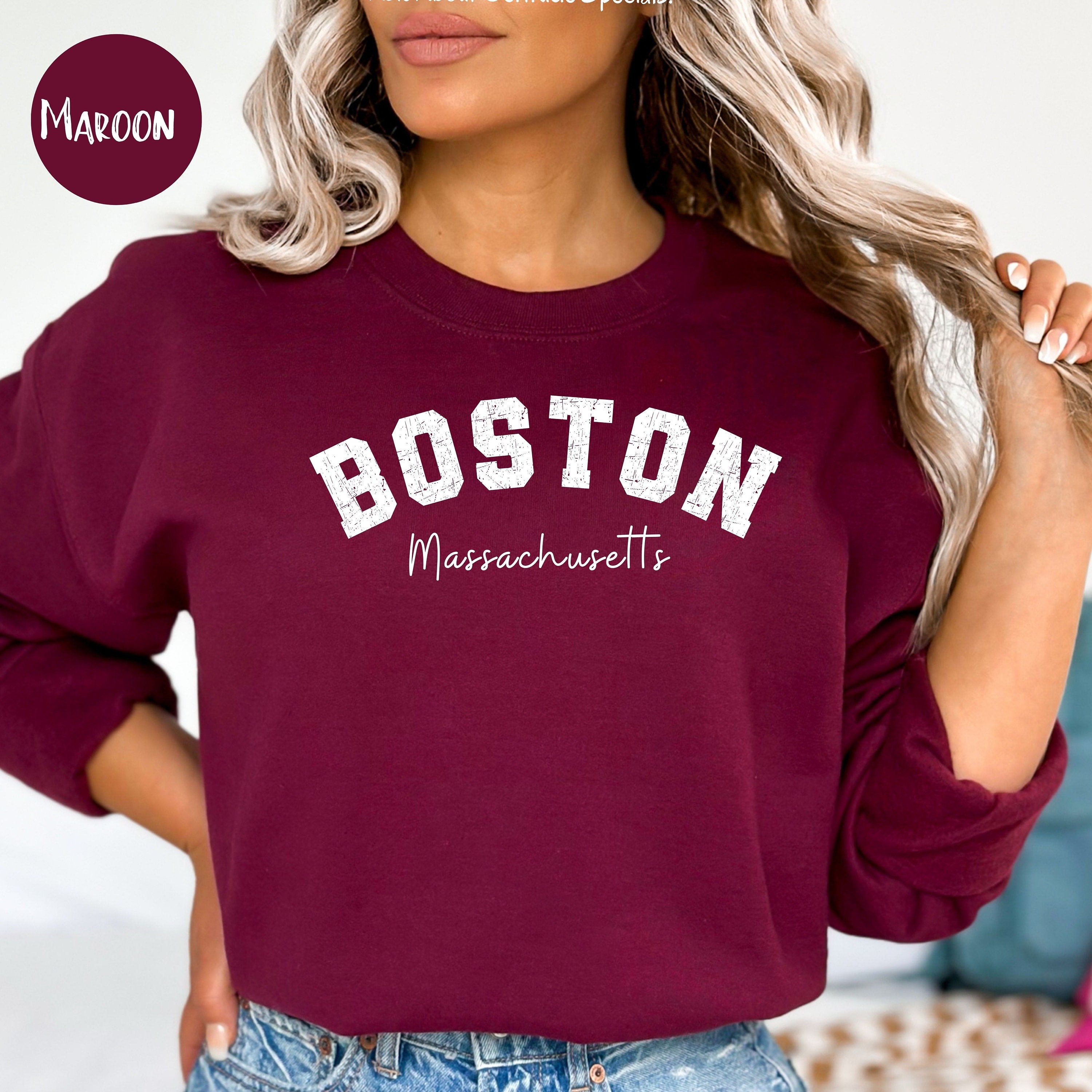 Boston Massachusetts Gildan Sweatshirt