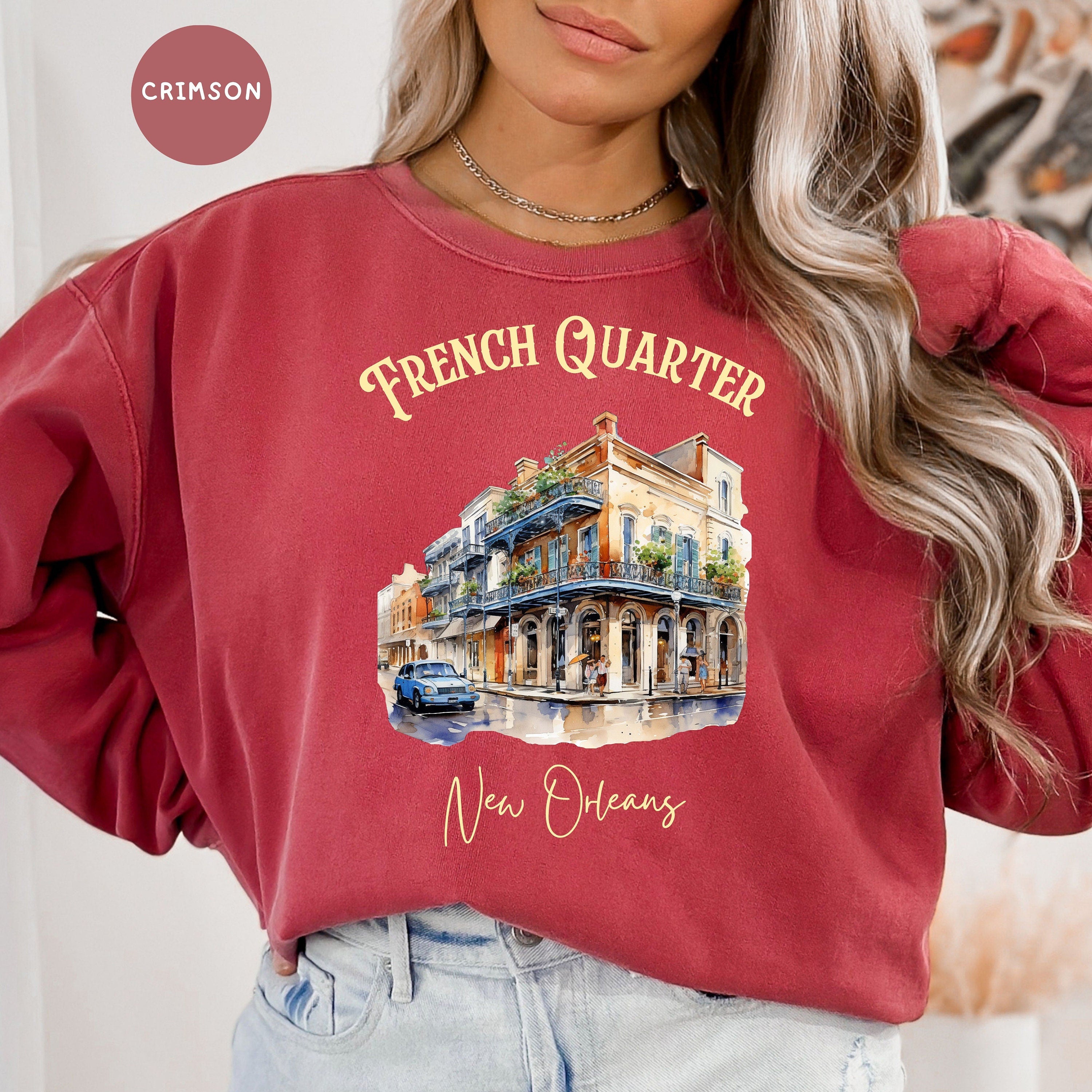 French Quarter New Orleans Comfort Colors® Sweatshirt
