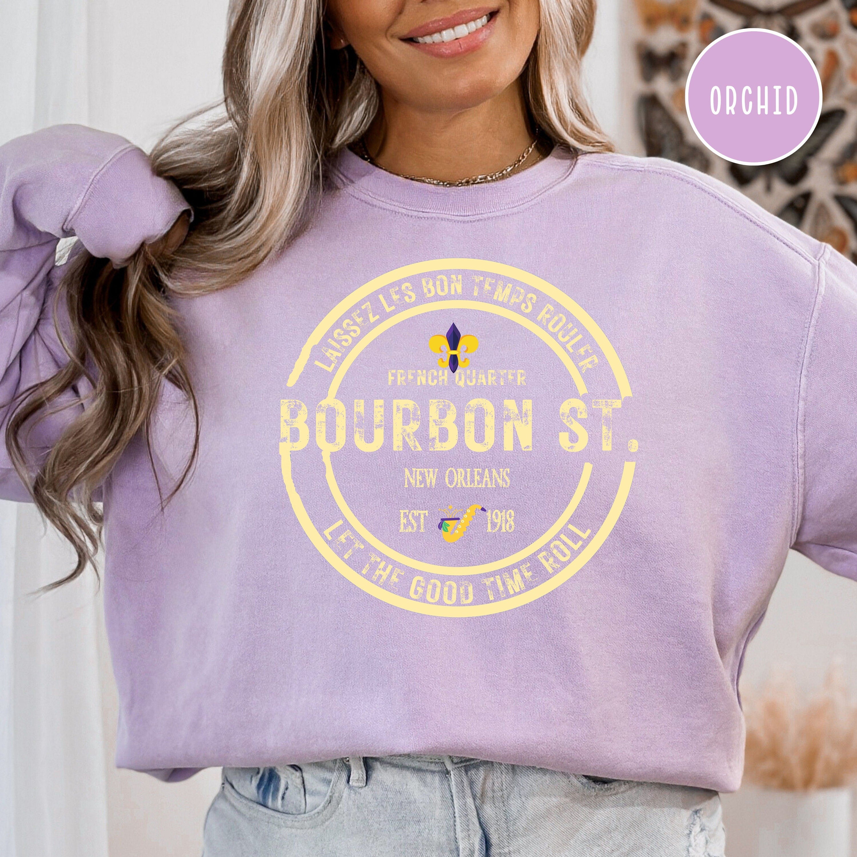 Bourbon Street New Orleans Comfort Colors® Sweatshirt