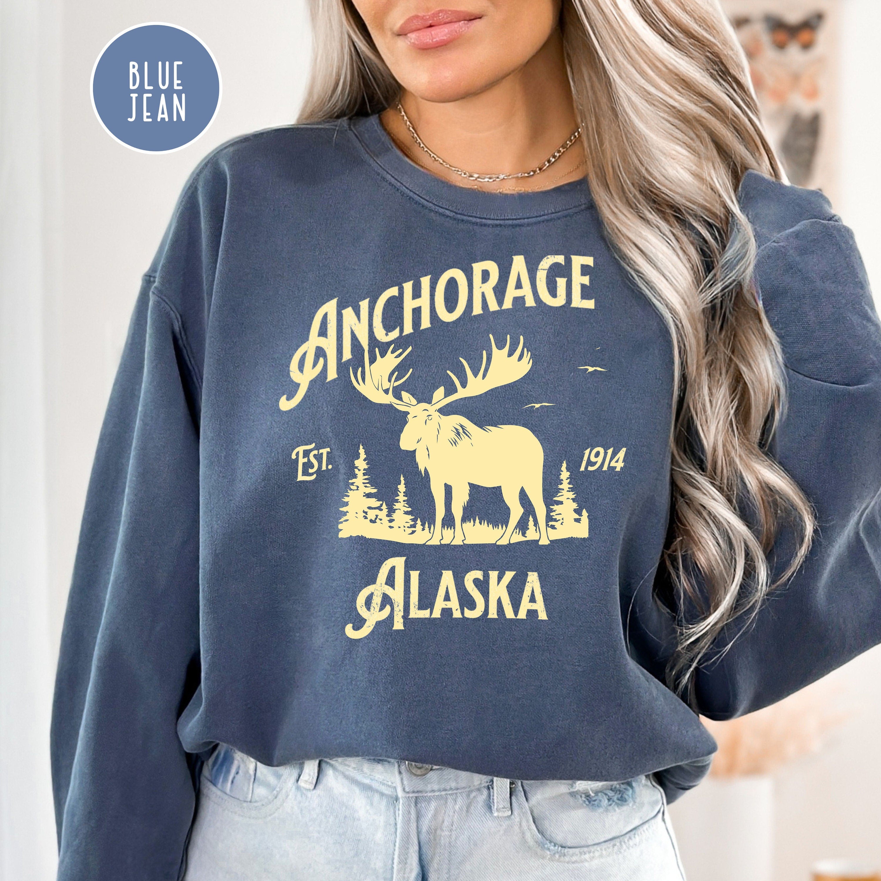 Anchorage Alaska Comfort Colors® Sweatshirt