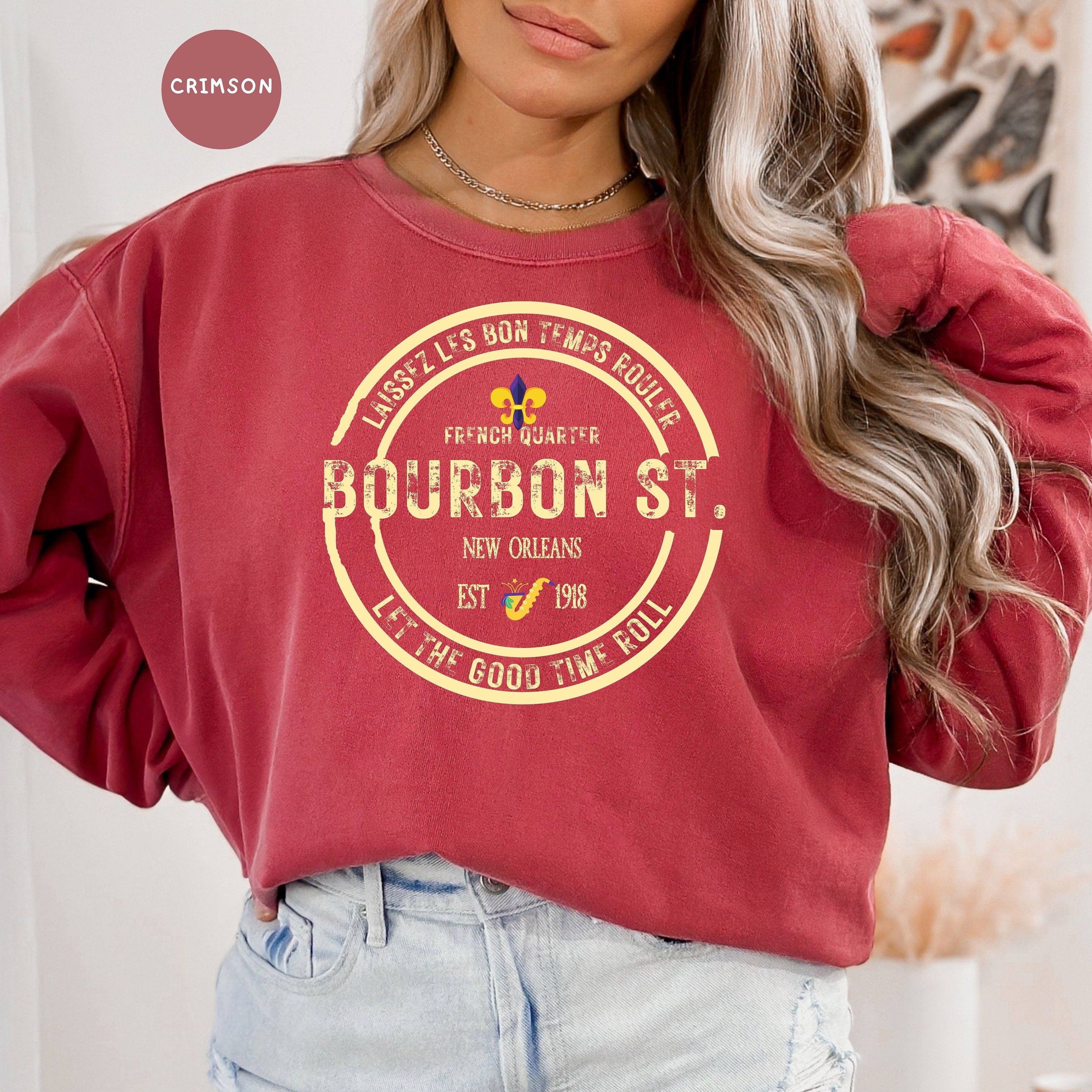 Bourbon Street New Orleans Comfort Colors® Sweatshirt