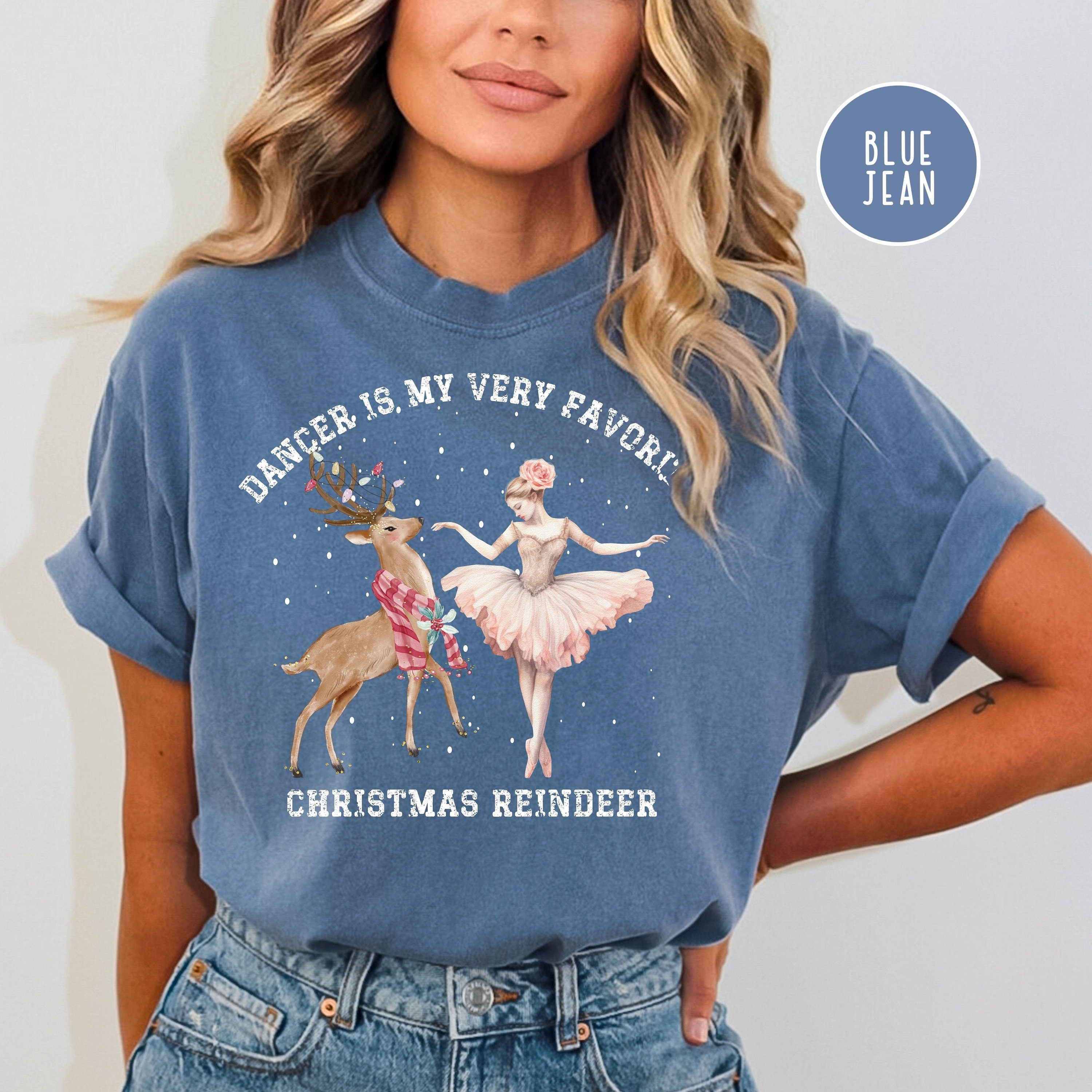 Christmas Dancer Reindeer Comfort Colors® Tee