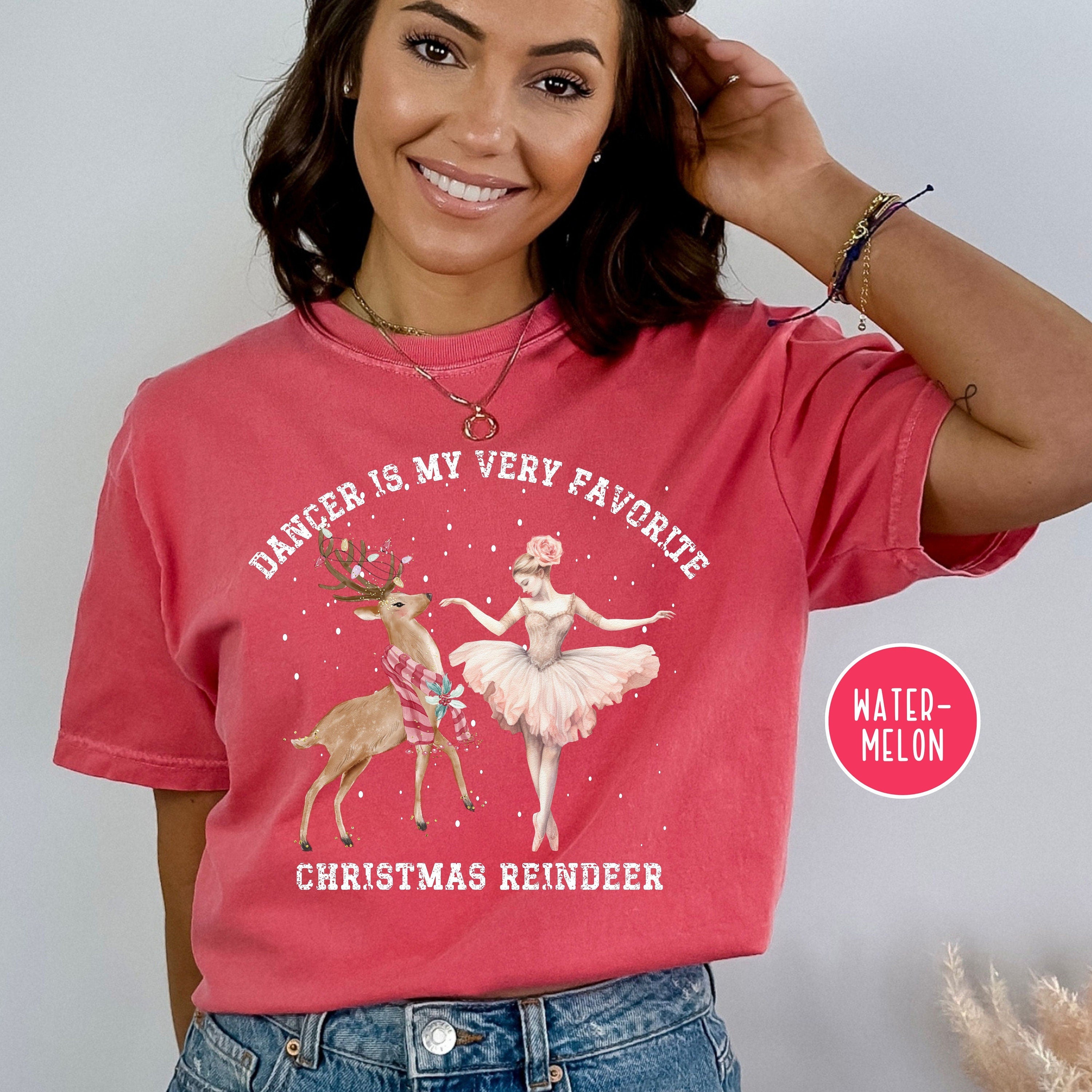 Christmas Dancer Reindeer Comfort Colors® Tee